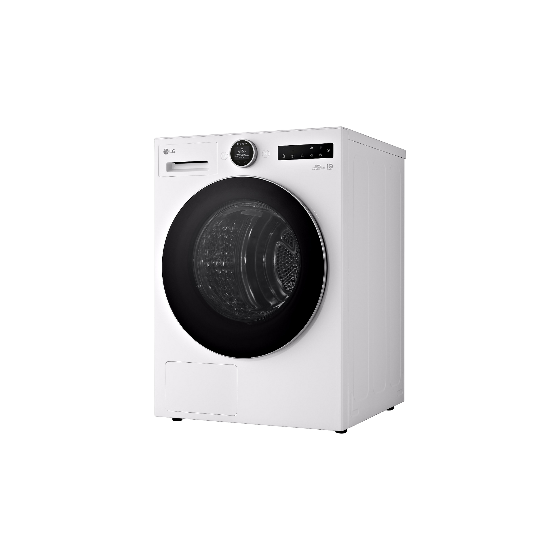 Seche-Linge Pompe À Chaleur 9 kg Reconditionné LG RH9X71WH : vue du côté droit
