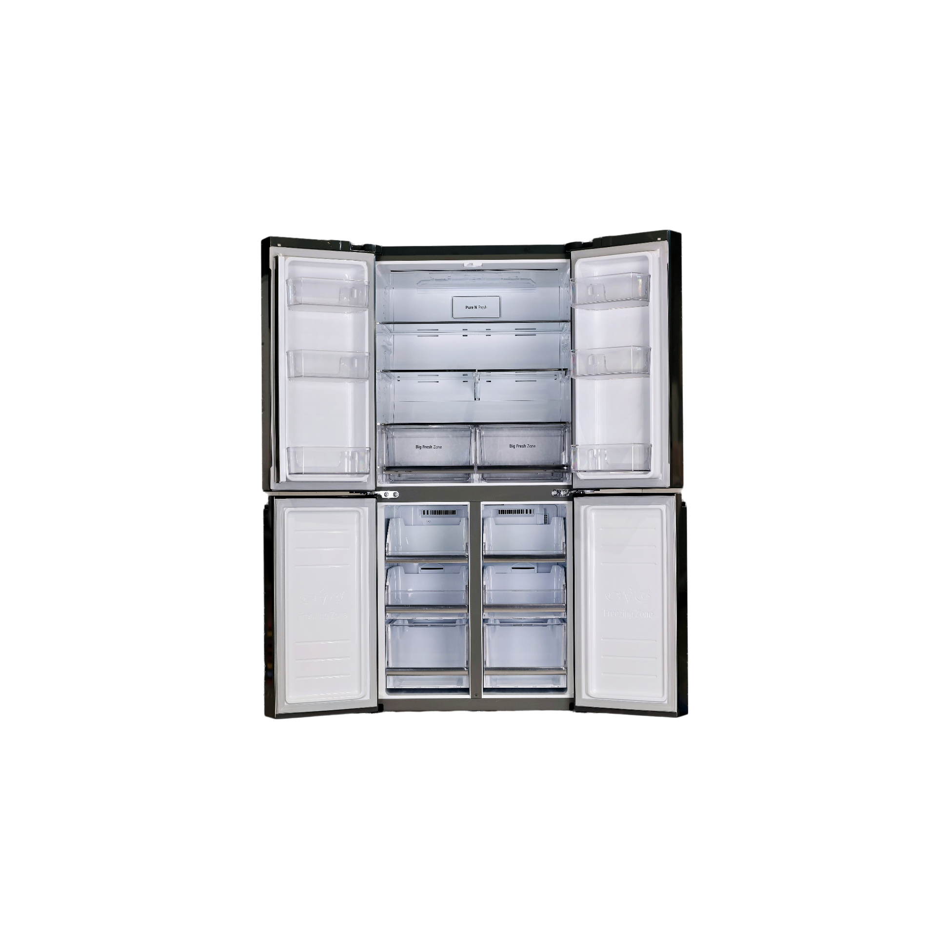 Réfrigérateur Avec Congélateur 530 L Reconditionné LG GMB844PZ4E : vue de l'intérieur