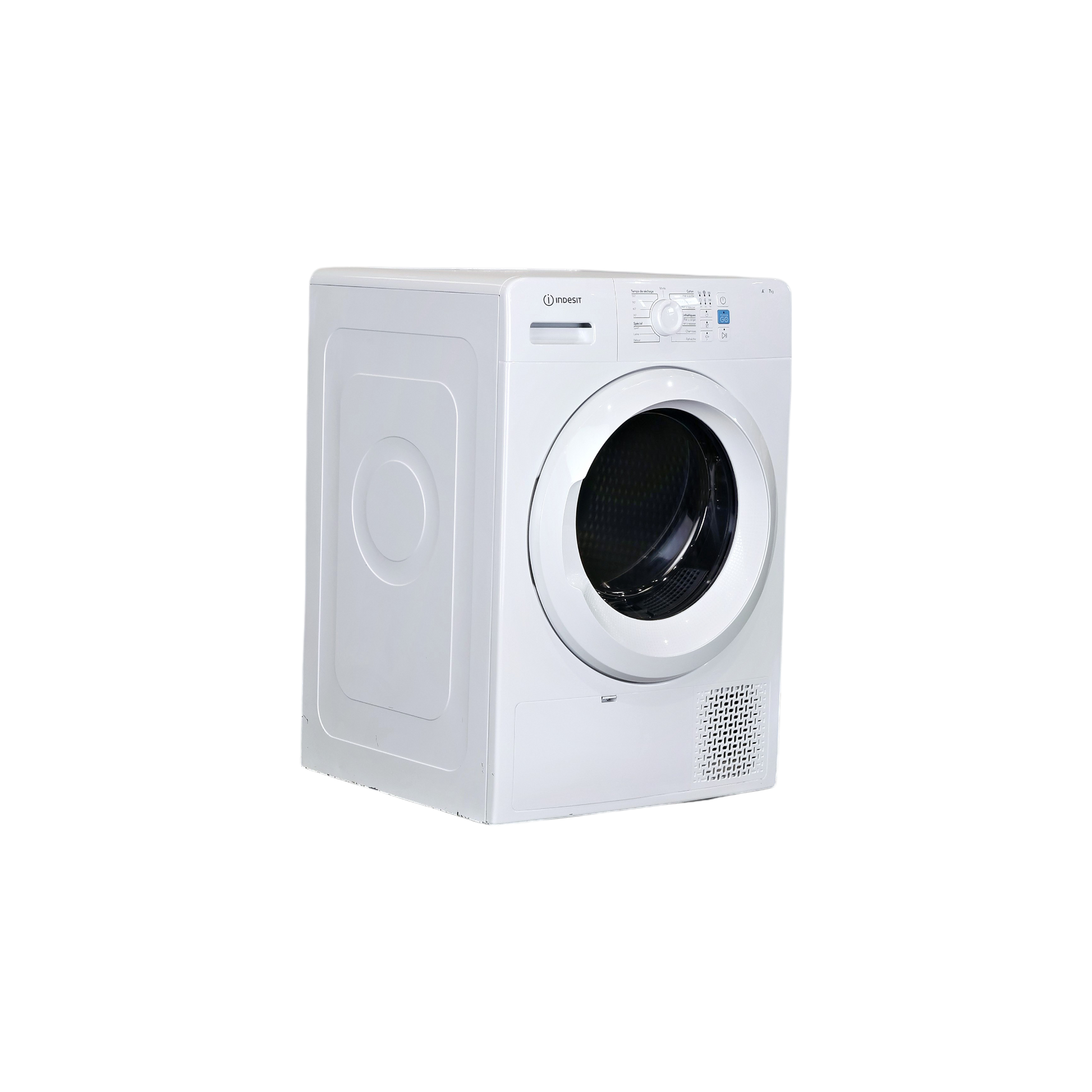 Seche-Linge Pompe À Chaleur 7 kg Reconditionné INDESIT YTM0871FR : vue du côté droit