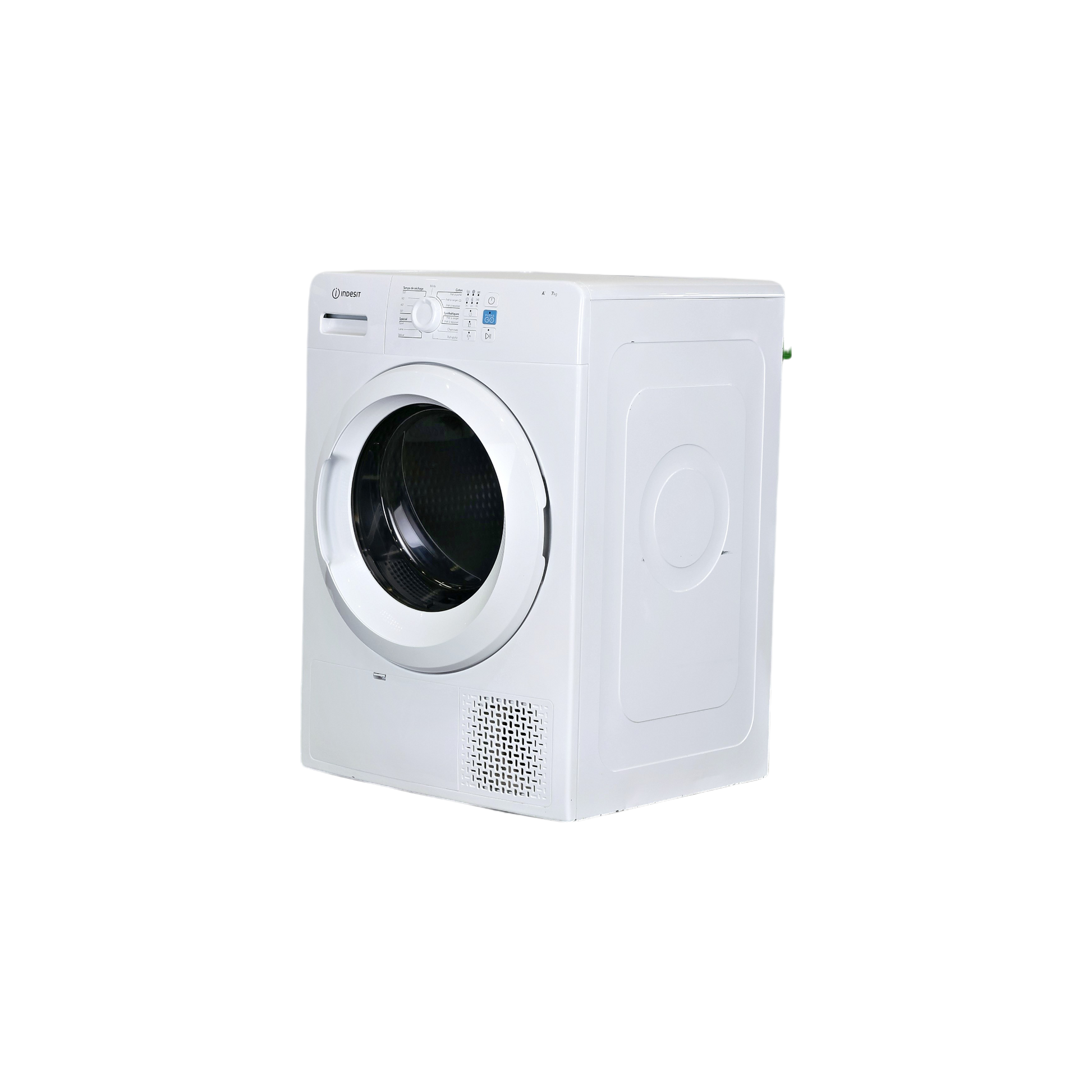 Seche-Linge Pompe À Chaleur 7 kg Reconditionné INDESIT YTM0871FR : vue du côté gauche