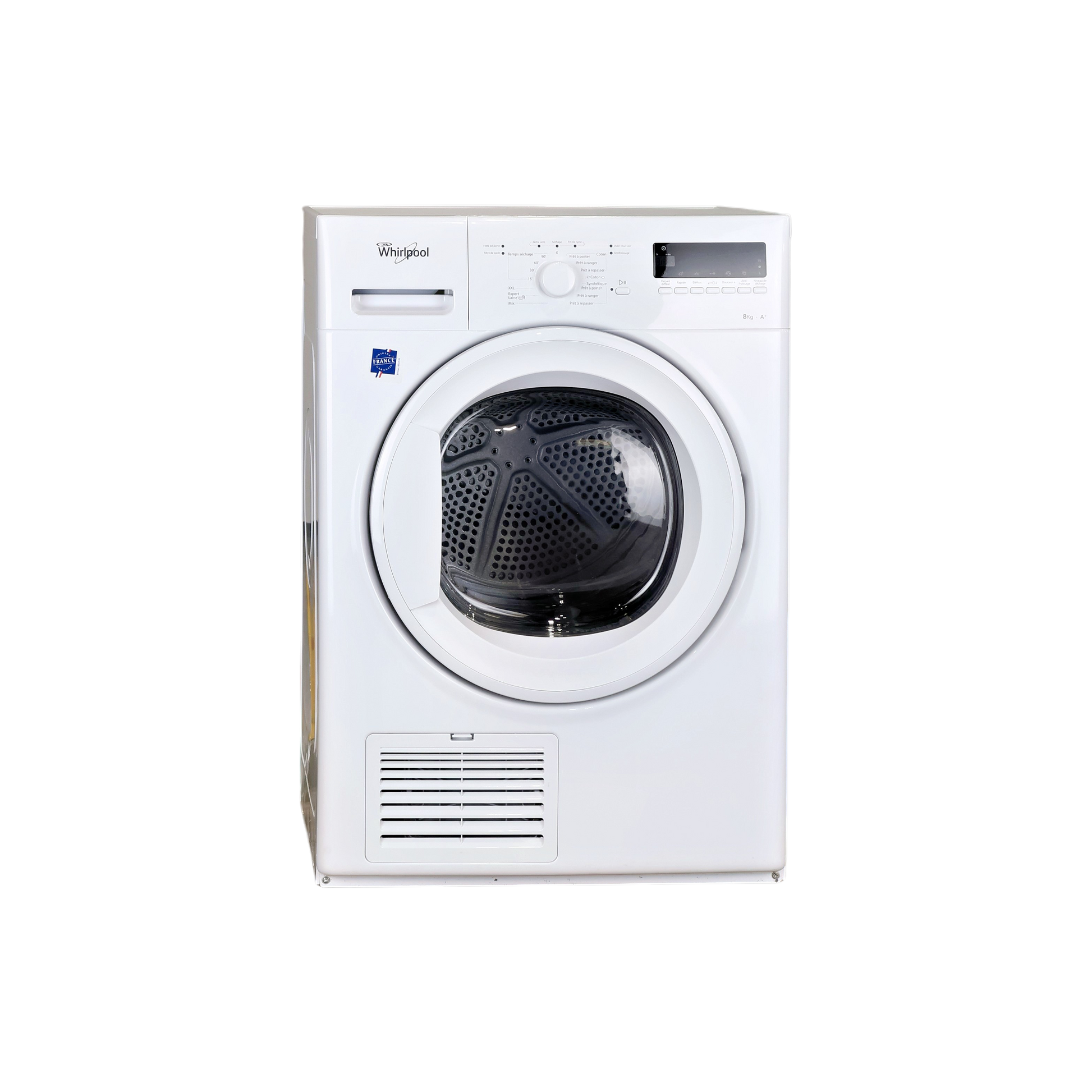 Seche-Linge Pompe À Chaleur 8 kg Reconditionné WHIRLPOOL HDLX 80312 : vue de face