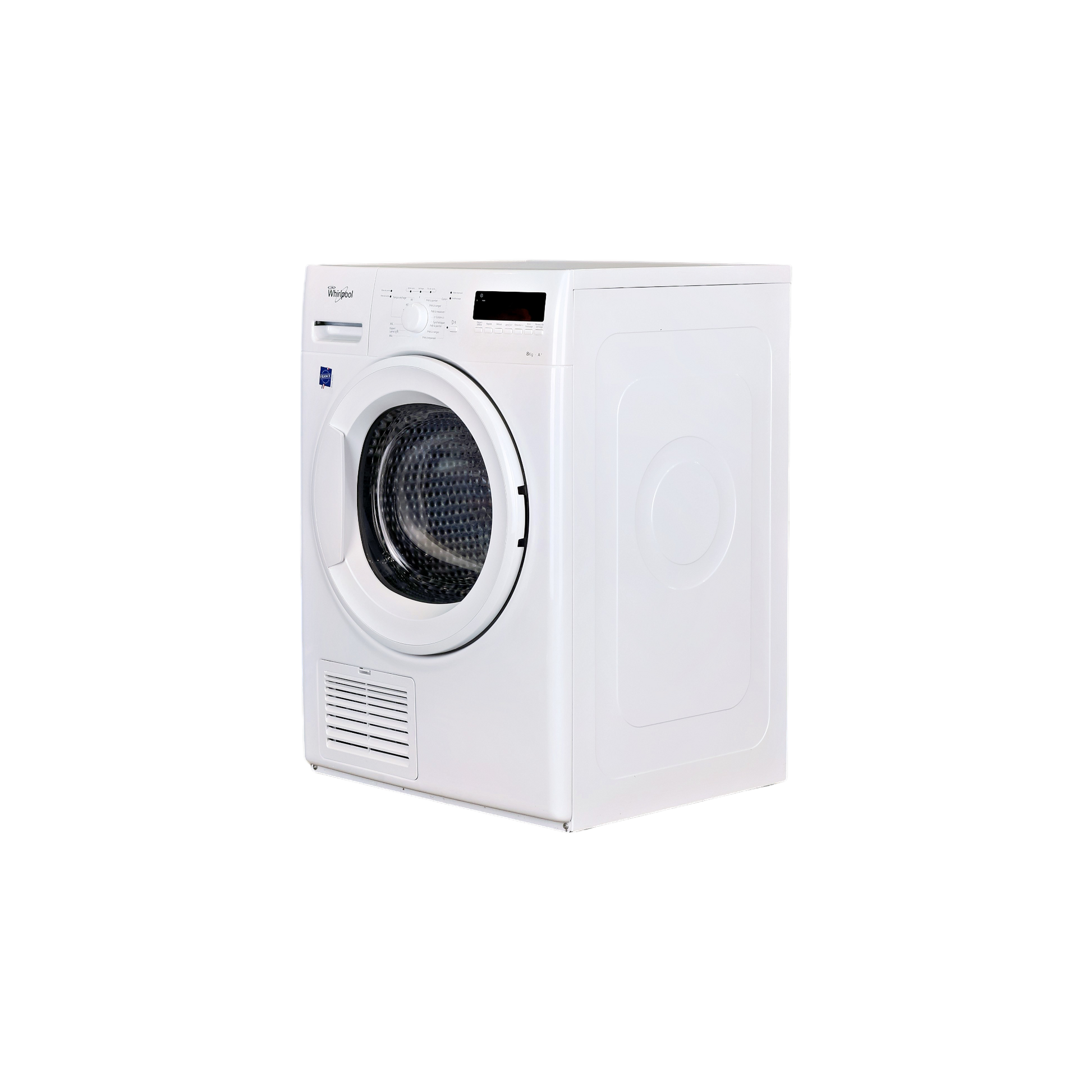 Seche-Linge Pompe À Chaleur 8 kg Reconditionné WHIRLPOOL HDLX 80312 : vue du côté gauche