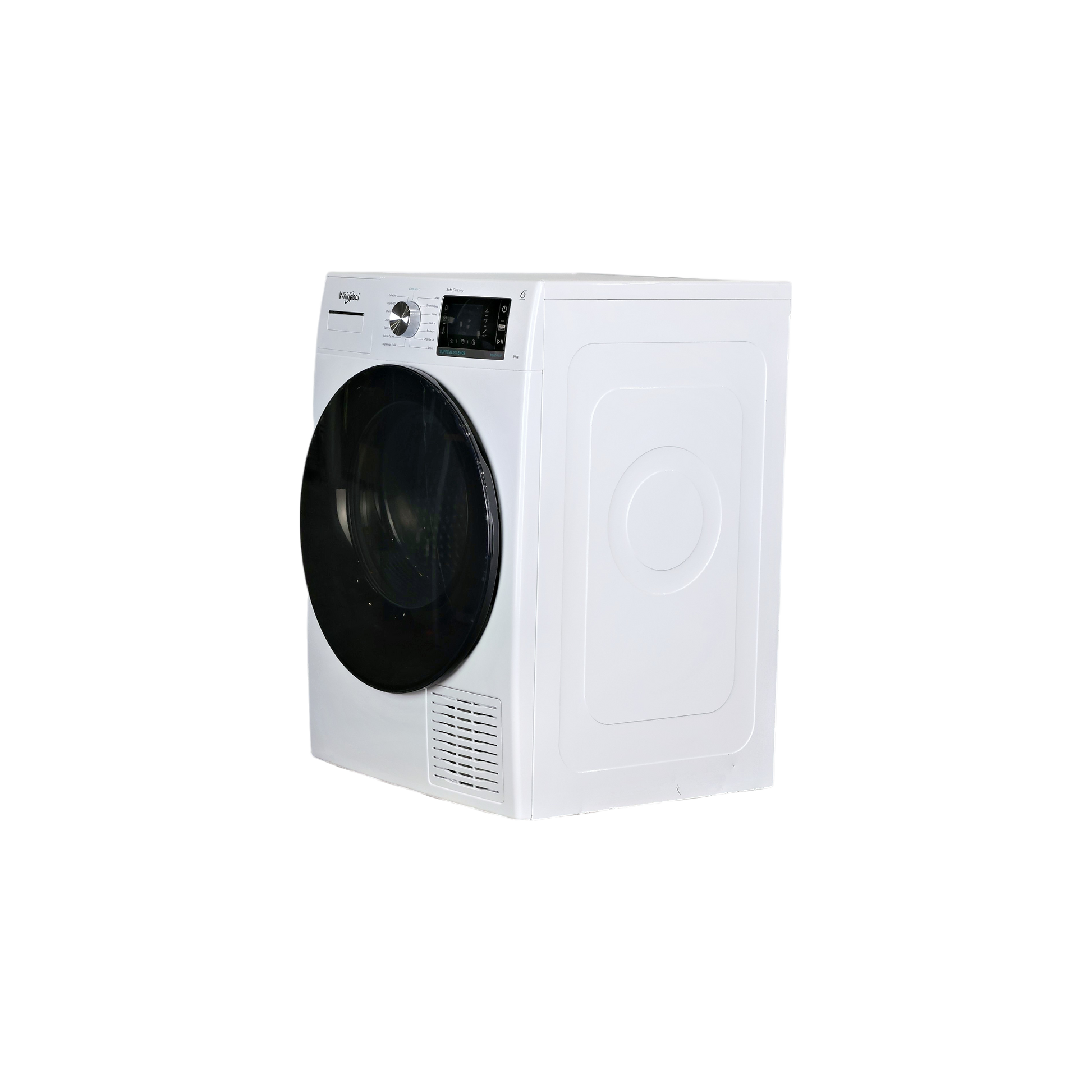 Seche-Linge Pompe À Chaleur 9 kg Reconditionné WHIRLPOOL W7D93WBFR : vue du côté gauche