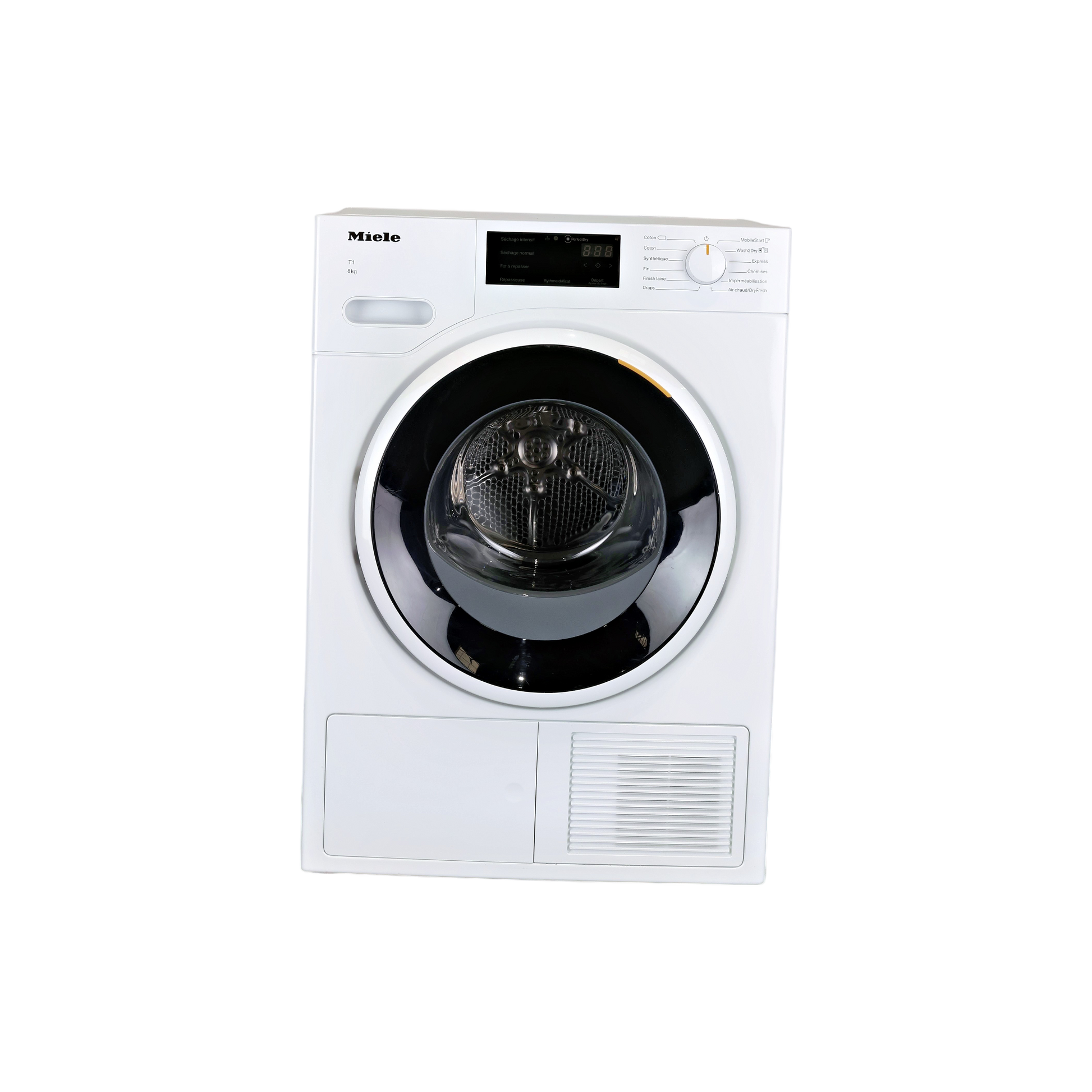 Seche-Linge Pompe À Chaleur 8 kg Reconditionné MIELE TWD 260 WP : vue de face