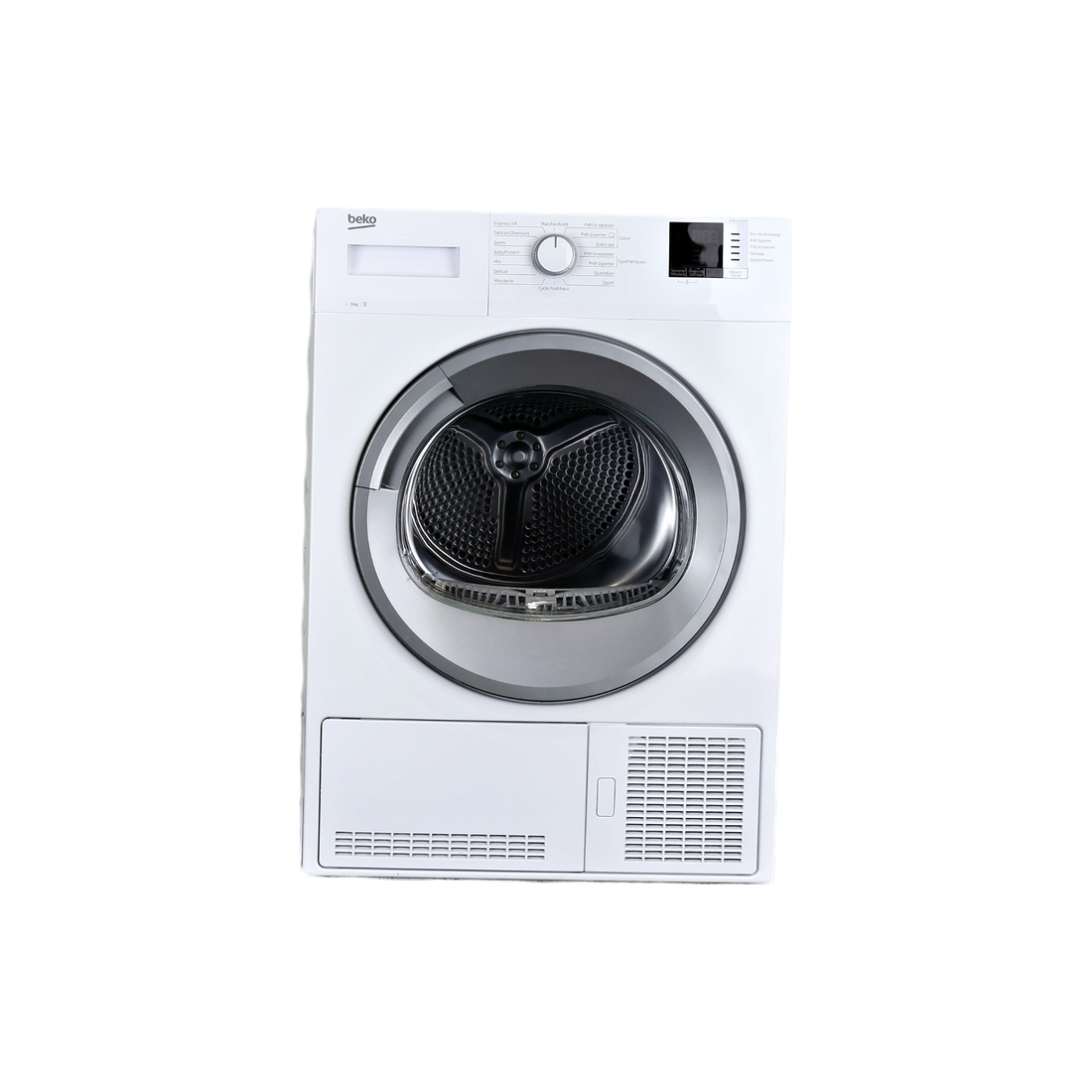 Seche-Linge Condensation 9 kg Reconditionné BEKO DU9112GA0WS : vue de face