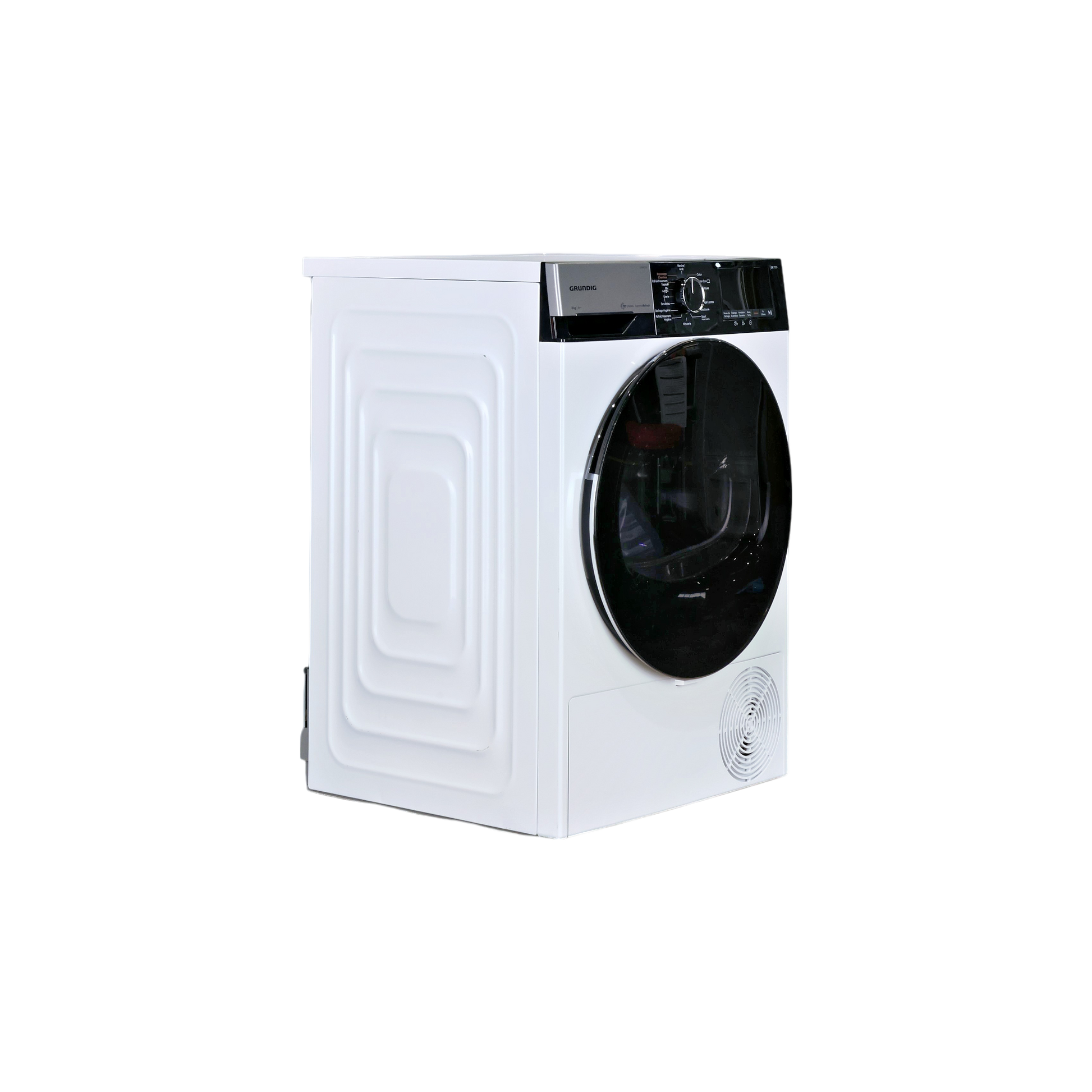 Seche-Linge Pompe À Chaleur 8 kg Reconditionné GRUNDIG GT56823D : vue du côté droit