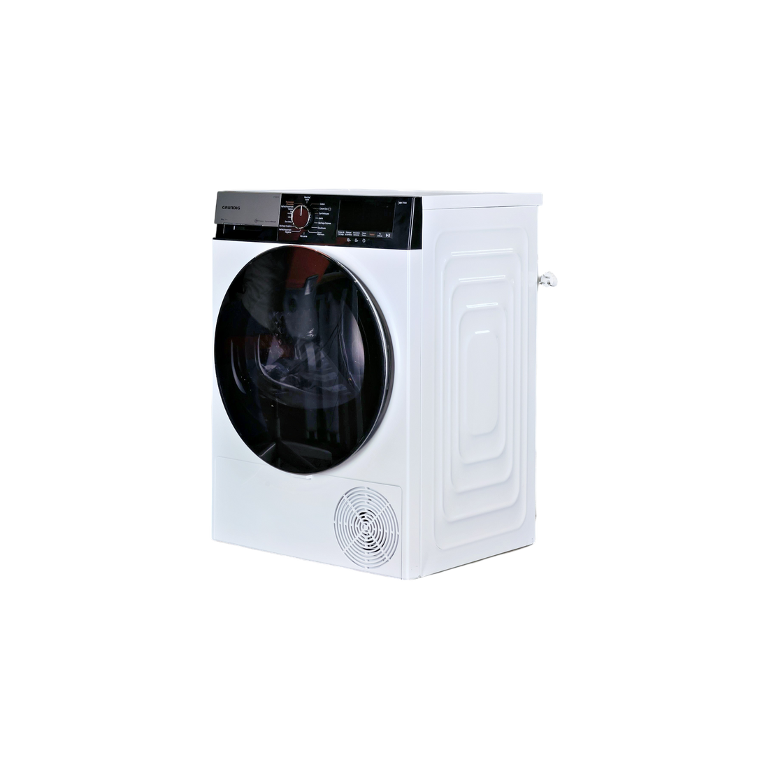 Seche-Linge Pompe À Chaleur 8 kg Reconditionné GRUNDIG GT56823D : vue du côté gauche