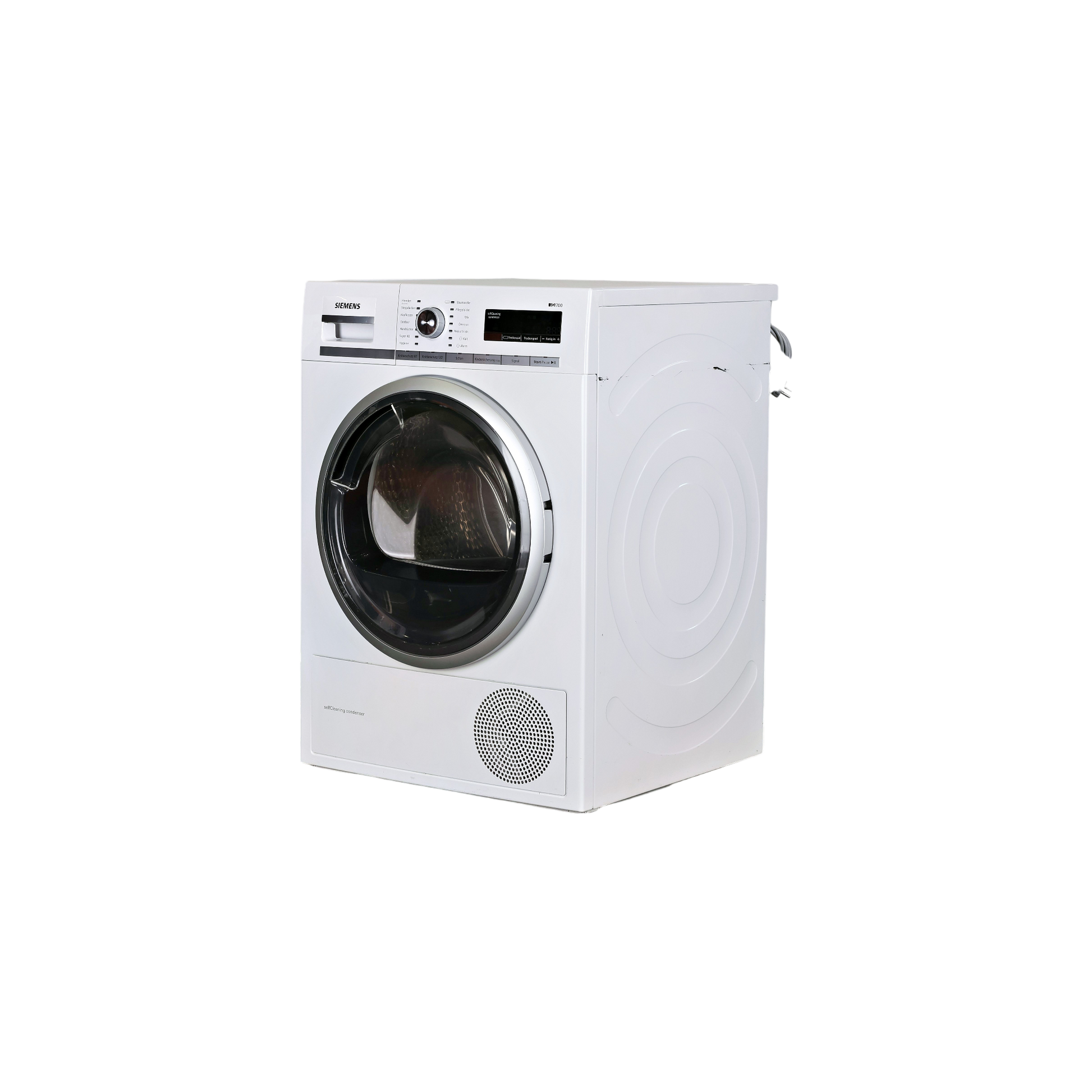 Seche-Linge Pompe À Chaleur 8 kg Reconditionné SIEMENS WT47W560 : vue du côté gauche