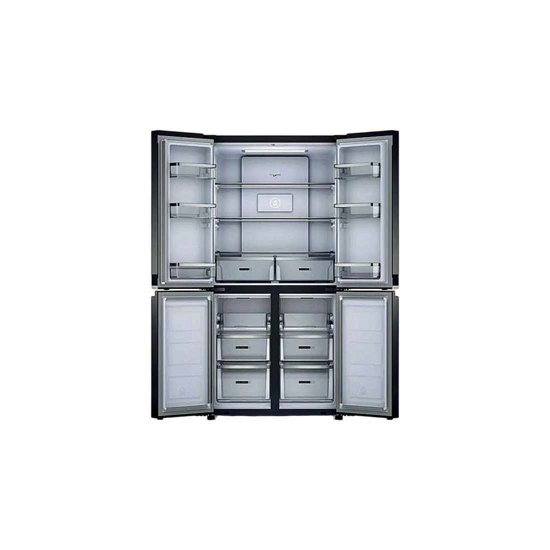 Réfrigérateur Multi-Portes 594 L Reconditionné WHIRLPOOL WQ9B2LEF : vue de l'intérieur