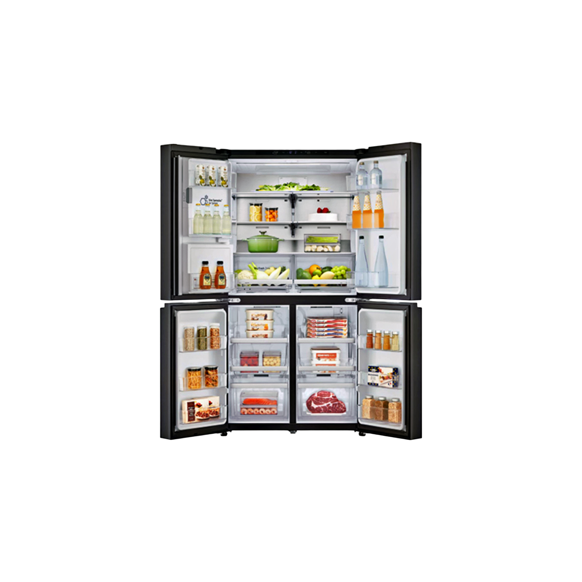 Réfrigérateur Multi-Portes 641 L Reconditionné LG GML960EVBE : vue de l'intérieur