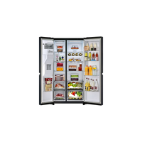 Réfrigérateur Américain 635 L Reconditionné LG GSJV80MCLE : vue de l'intérieur
