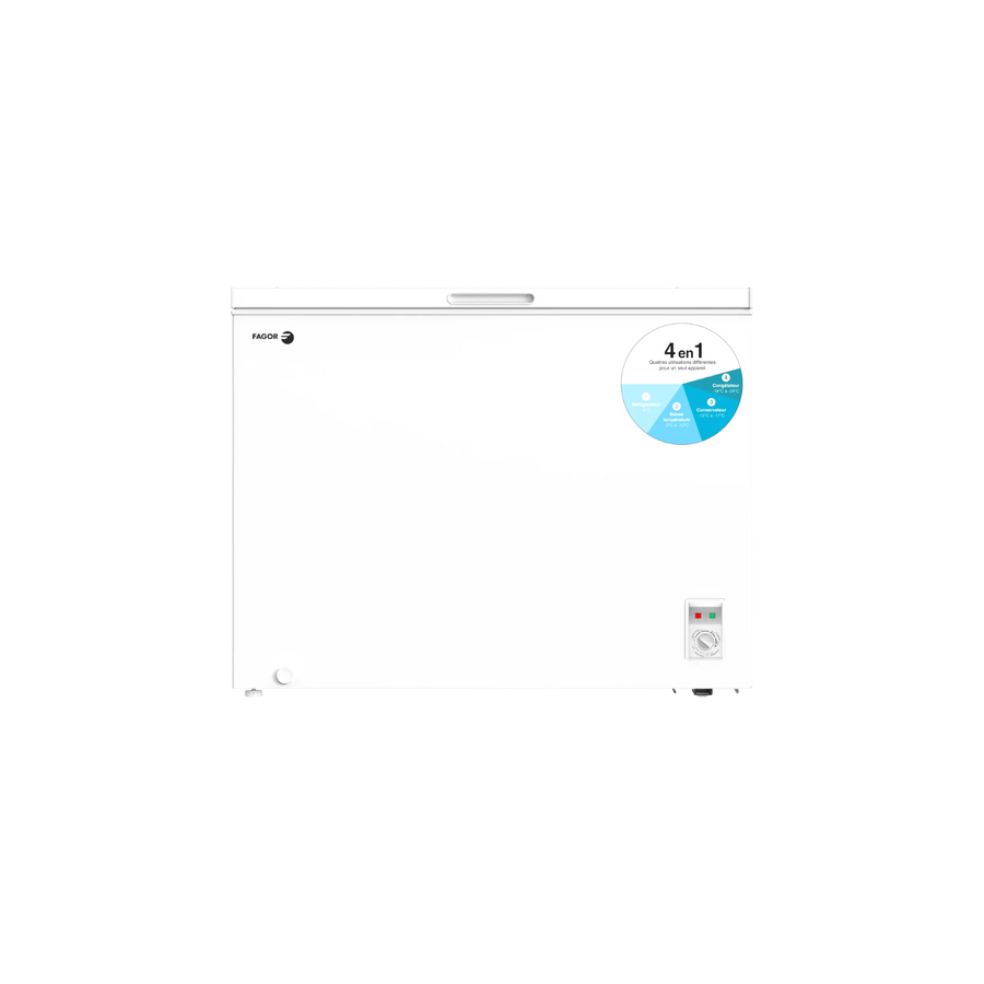 Congélateur Coffre 254 L Reconditionné FAGOR FCC260EE : vue de face
