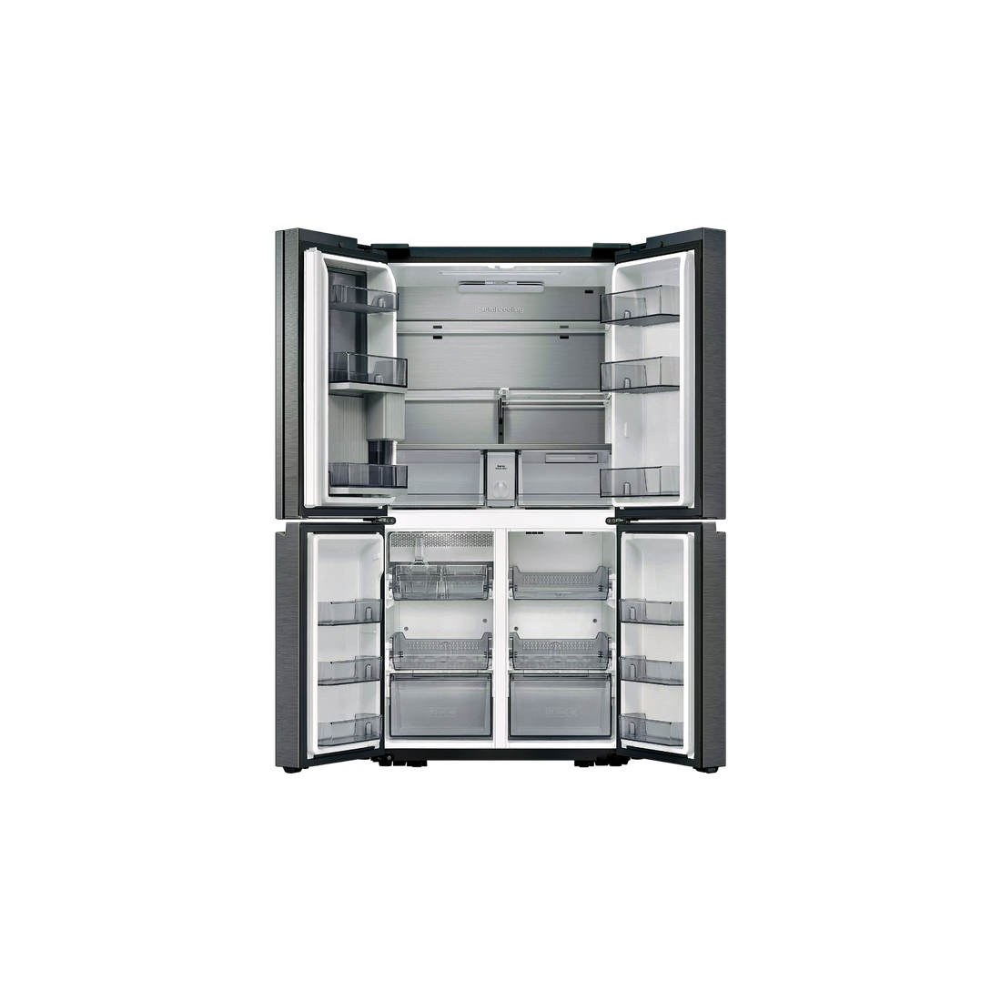 Réfrigérateur Multi-Portes 646 L Reconditionné SAMSUNG RF65DG960ESL : vue de l'intérieur