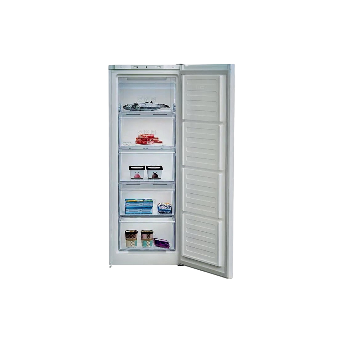 Congélateur Armoire 177 L Reconditionné BEKO RFNM200E40WN : vue de l'intérieur