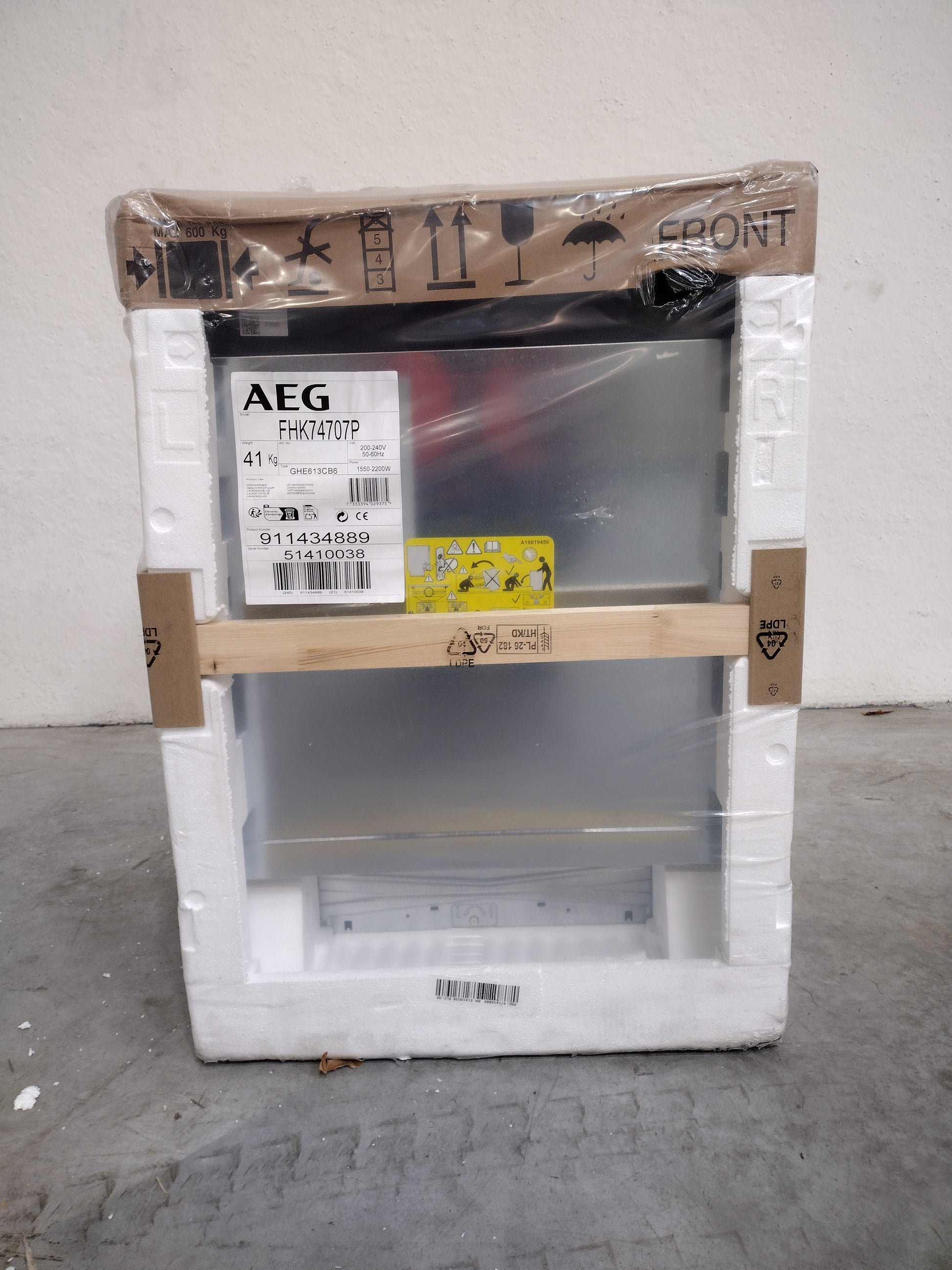 Lave-Vaisselle Encastrable 15 Cvts Reconditionné AEG FHK74707P : détails