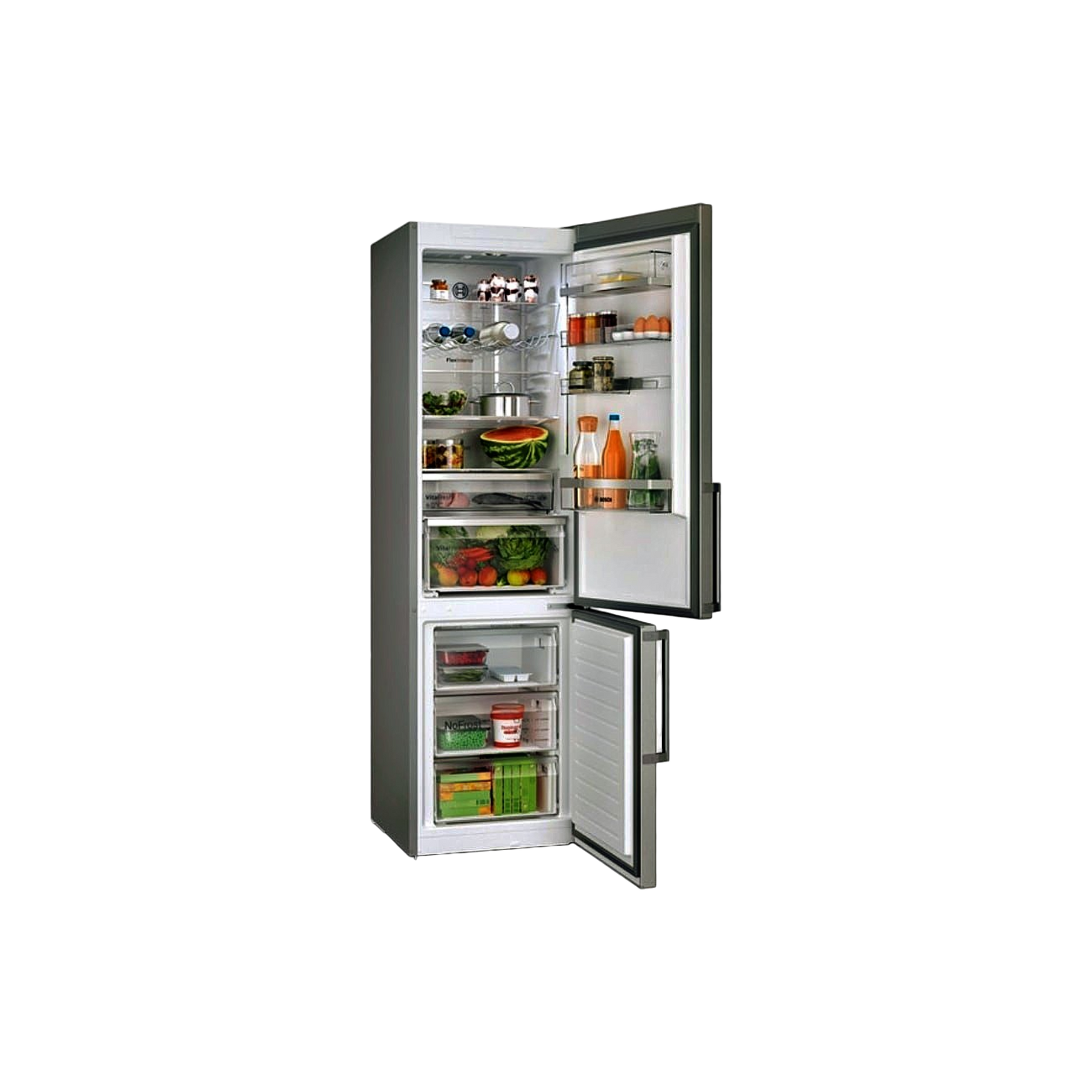 Réfrigérateur Avec Congélateur 363 L Reconditionné BOSCH KGN39AIBT : vue de l'intérieur