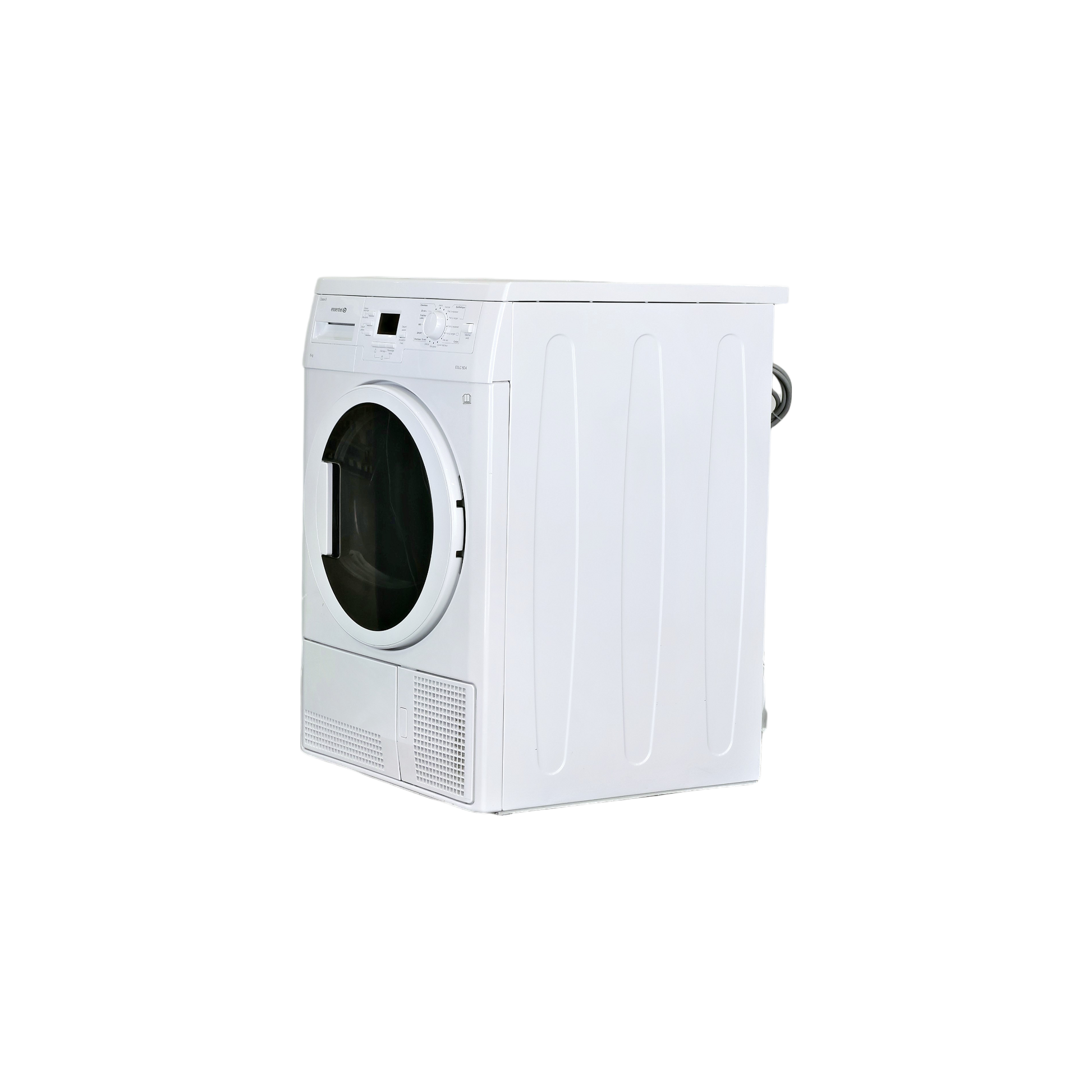 Seche-Linge Condensation 8 kg Reconditionné ESSENTIEL B ESLC8D4 : vue du côté gauche