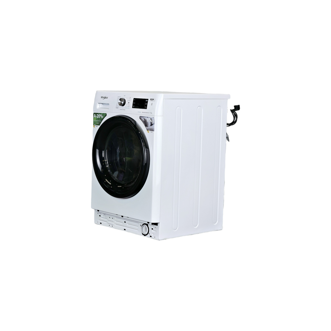 Lave-Linge Hublot 11 kg Reconditionné WHIRLPOOL FFBB11489BVFR : vue du côté gauche