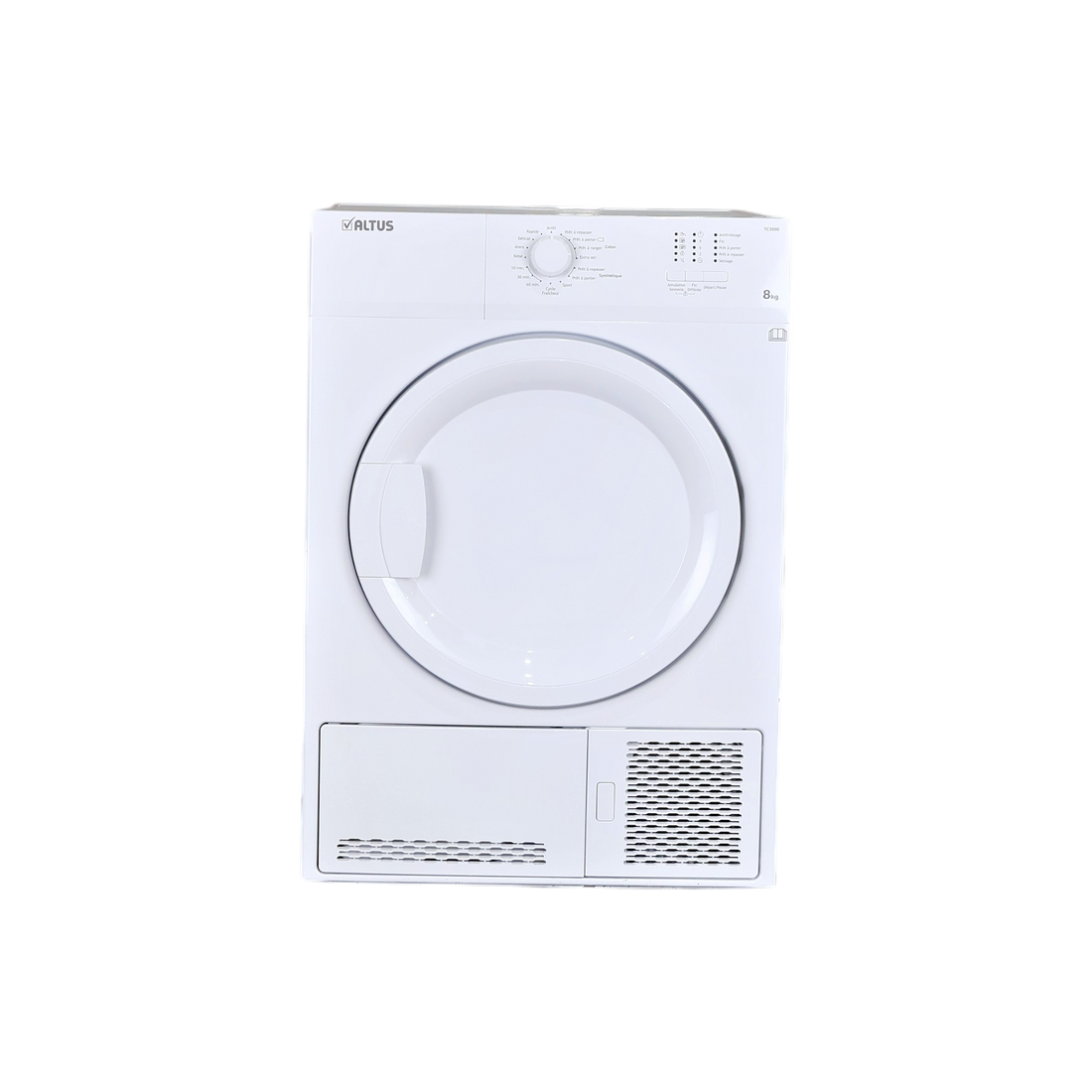 Seche-Linge Condensation 8 kg Reconditionné ALTUS TC3000 : vue de face