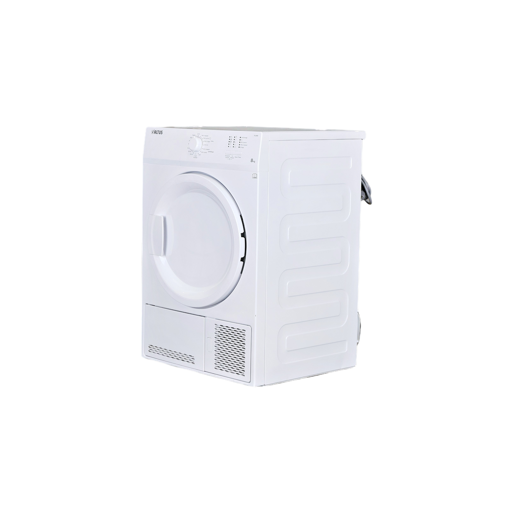 Seche-Linge Condensation 8 kg Reconditionné ALTUS TC3000 : vue du côté gauche