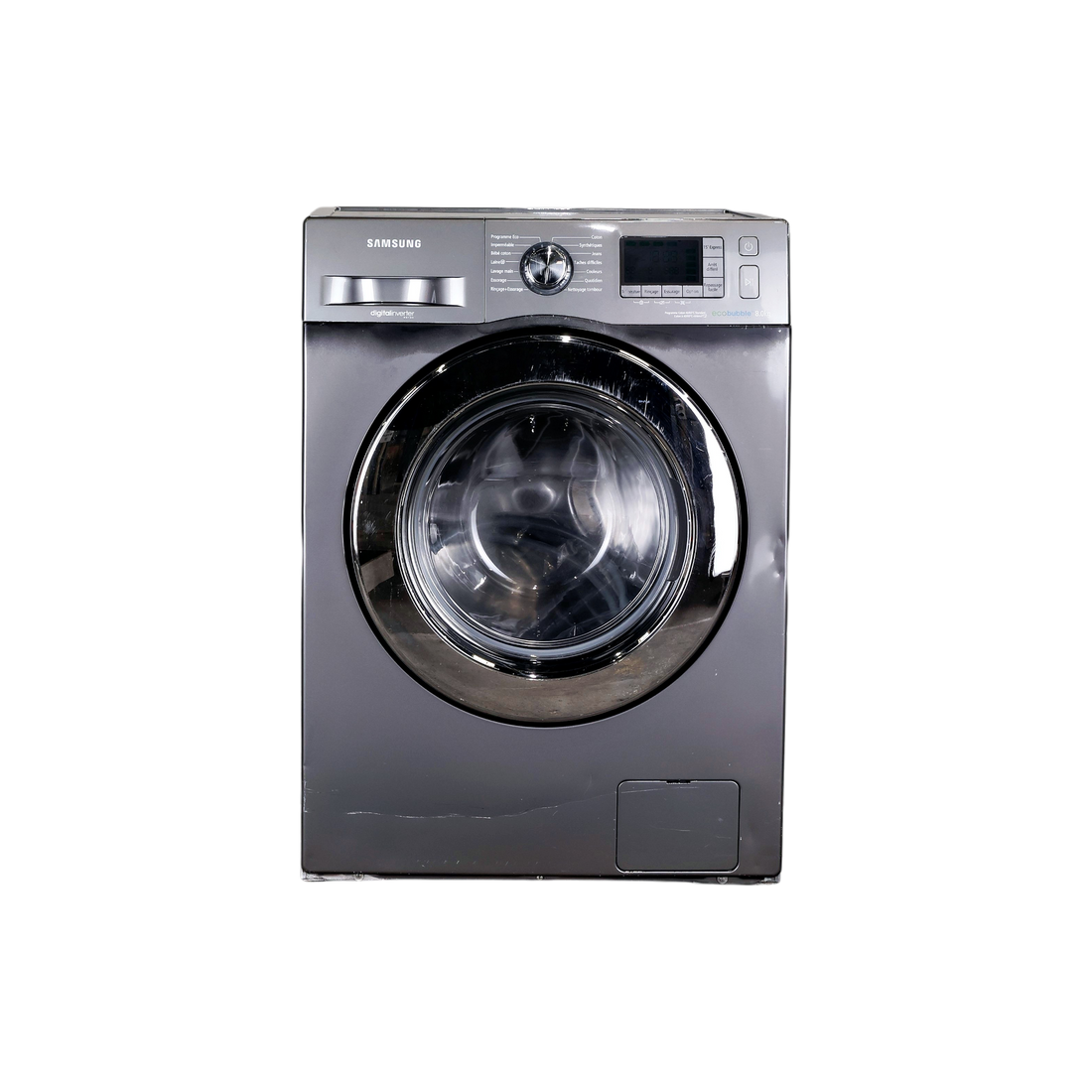 Lave-Linge Hublot 8 kg Reconditionné SAMSUNG WF80F5E5U4X : vue de face