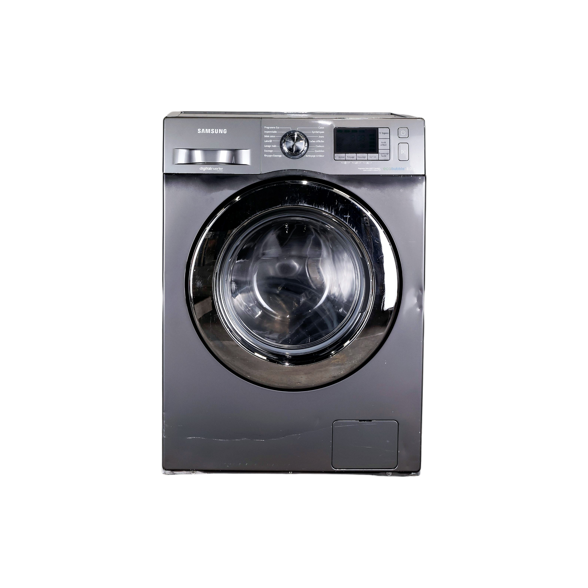 Lave-Linge Hublot 8 kg Reconditionné SAMSUNG WF80F5E5U4X : vue de face
