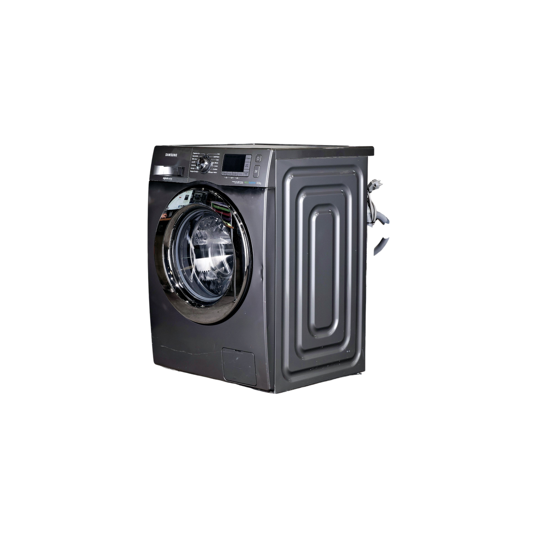 Lave-Linge Hublot 8 kg Reconditionné SAMSUNG WF80F5E5U4X : vue du côté gauche