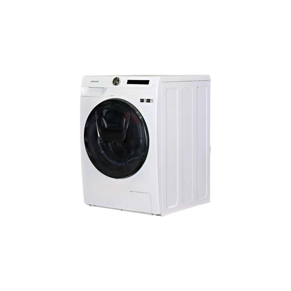 Lave-Linge Sechant 8 kg Reconditionné SAMSUNG WD80T554DBW : vue du côté gauche