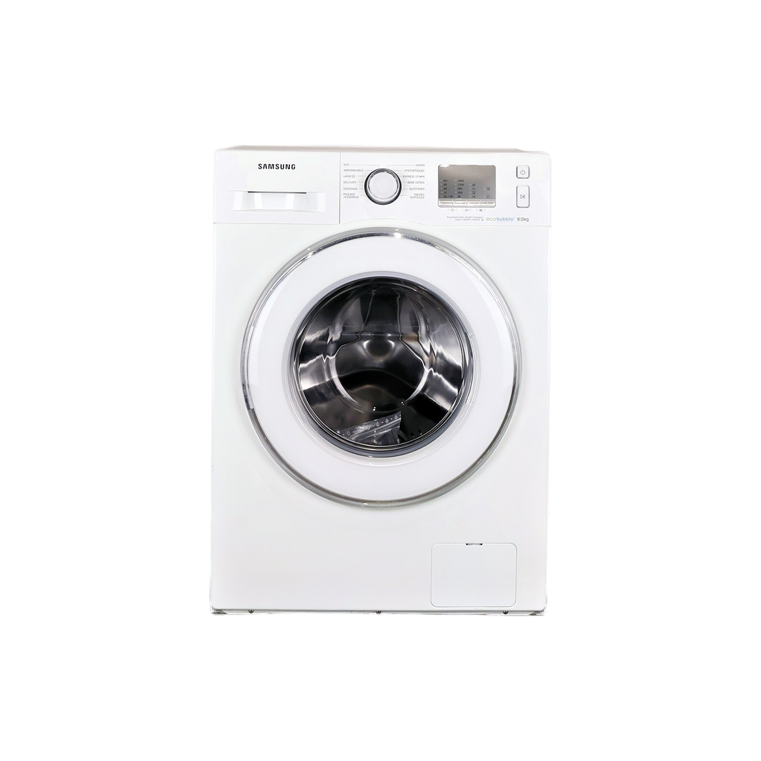 Lave-Linge Hublot 8 kg Reconditionné SAMSUNG WF80F5E0W4W : vue de face