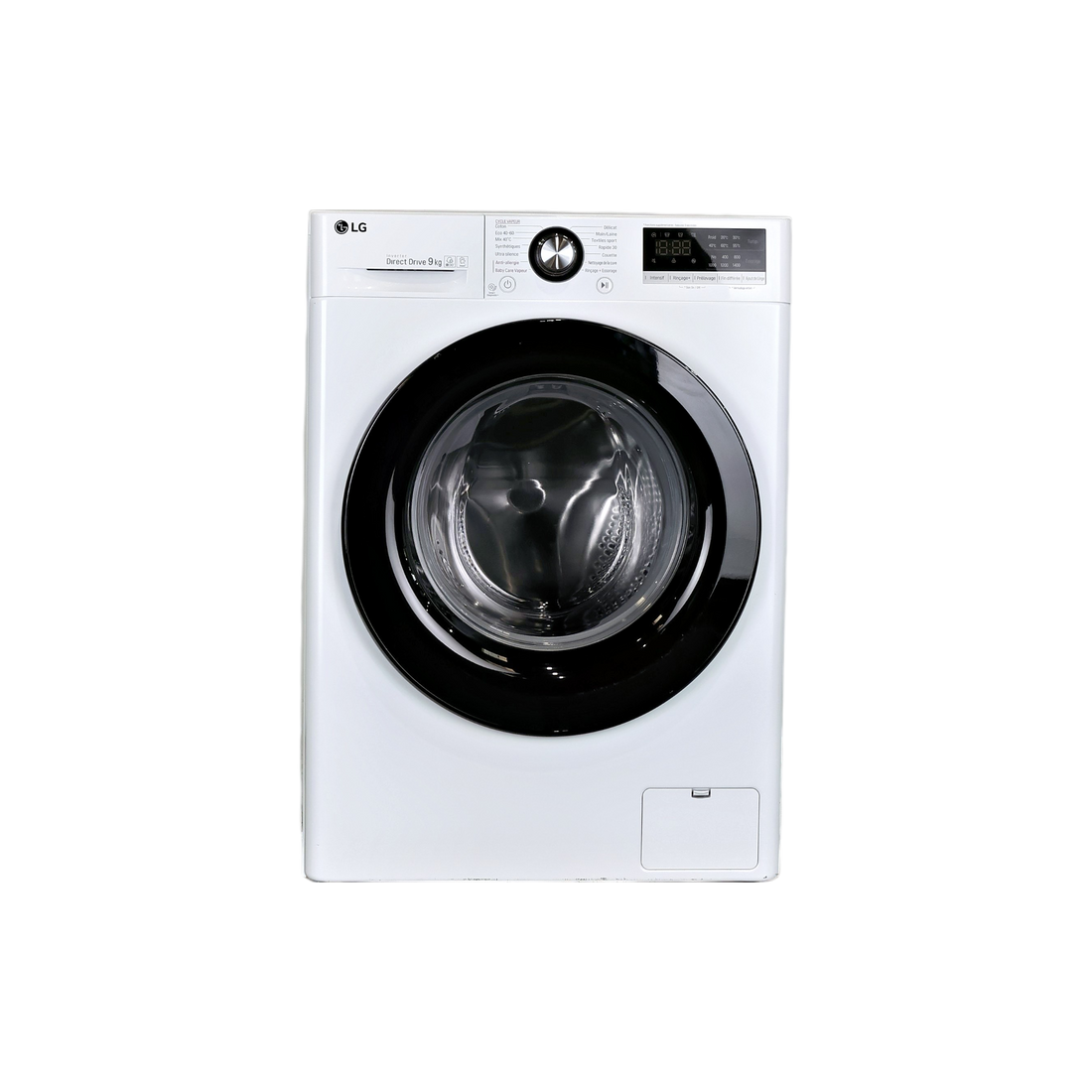 Lave-Linge Hublot 9 kg Reconditionné LG F94N25WHS : vue de face
