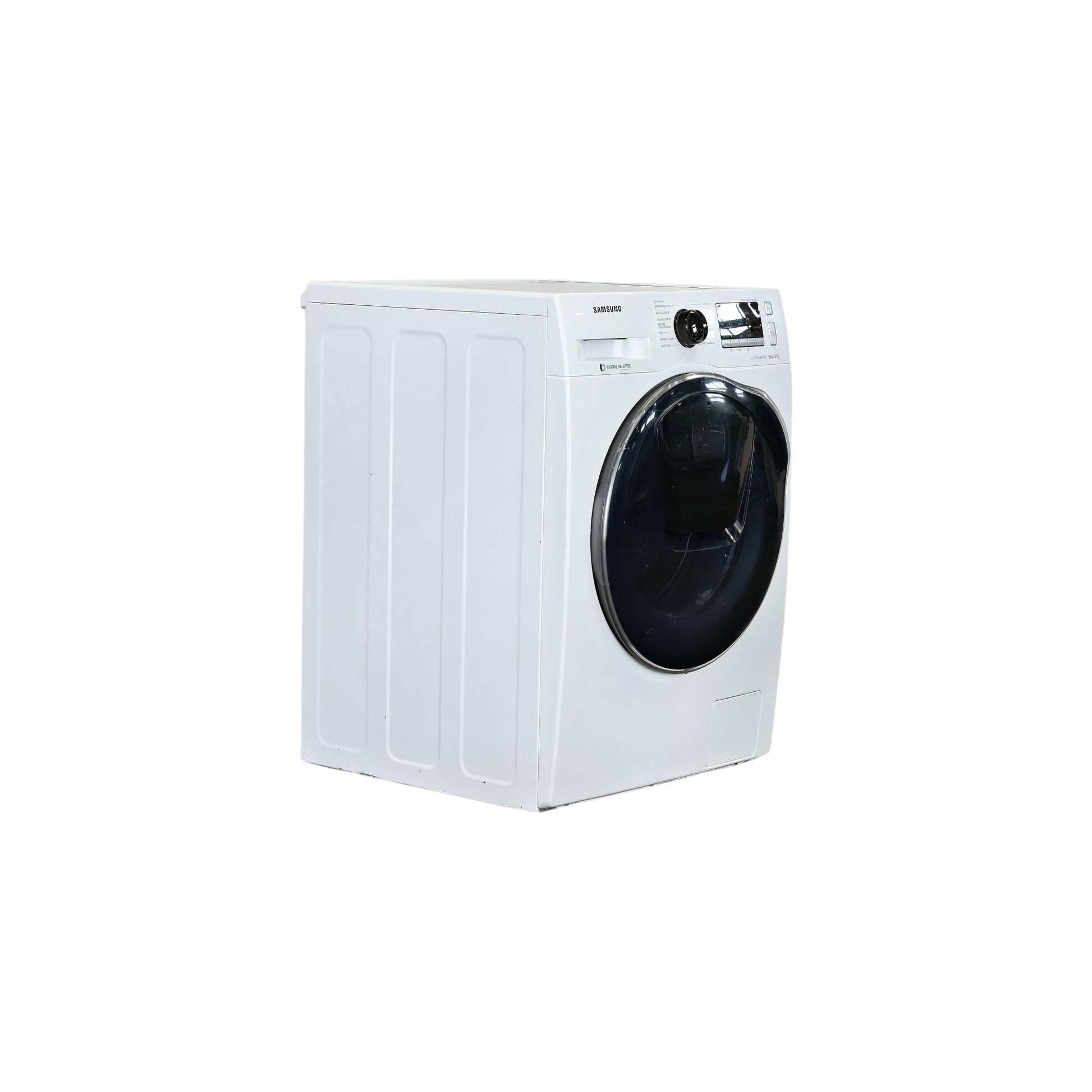 Lave-Linge Sechant 8 kg Reconditionné SAMSUNG WD80K5410OW : vue du côté droit