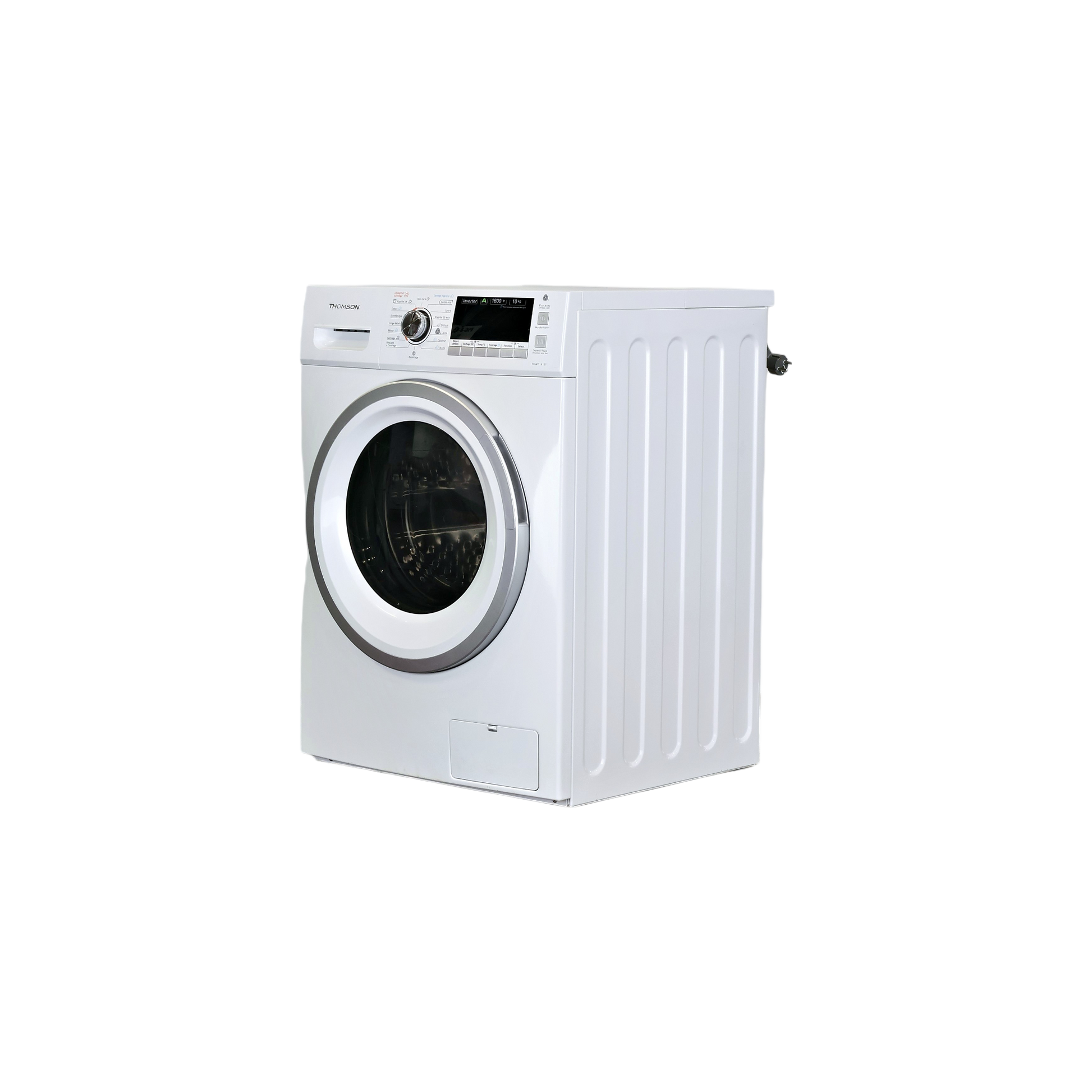 Lave-Linge Sechant 10 kg Reconditionné THOMSON THWD16107 : vue du côté gauche