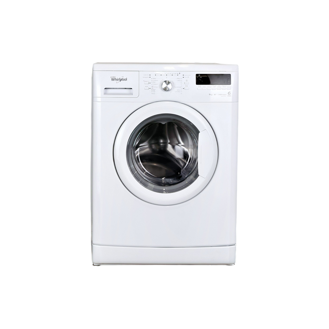 Lave-Linge Hublot 9 kg Reconditionné WHIRLPOOL AWOD 4937 : vue de face