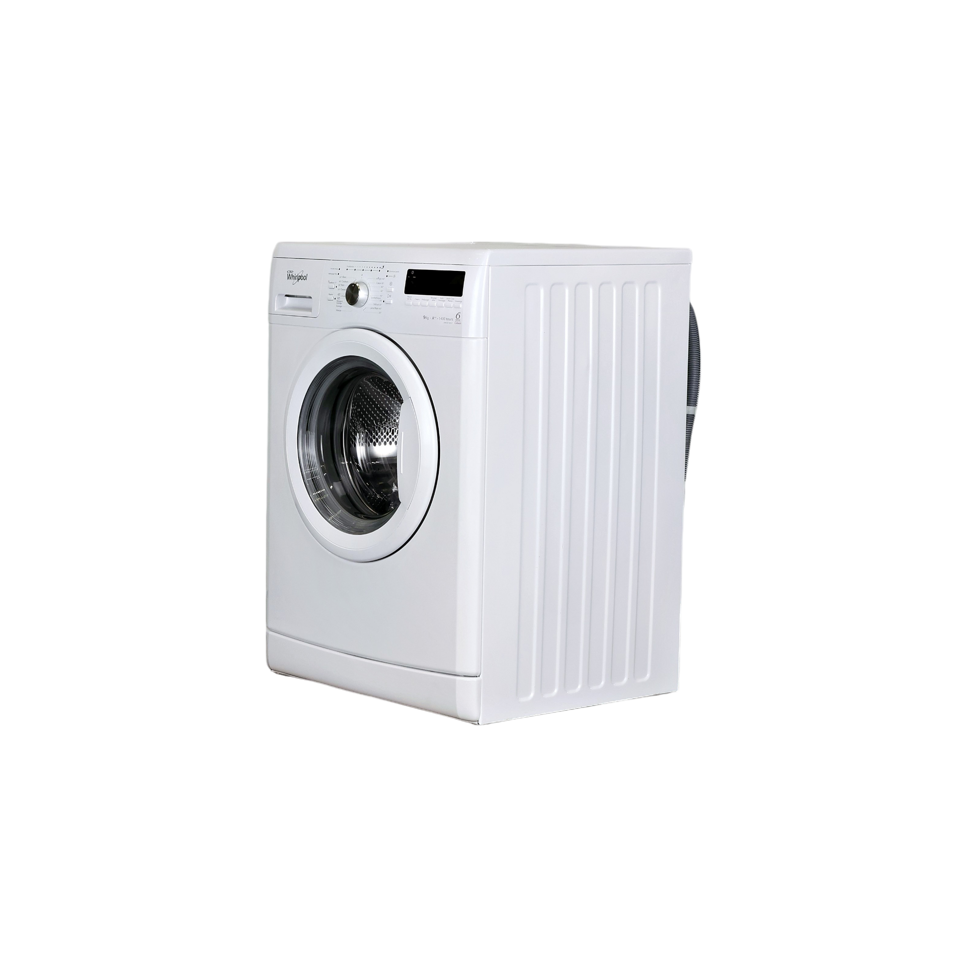 Lave-Linge Hublot 9 kg Reconditionné WHIRLPOOL AWOD 4937 : vue du côté gauche