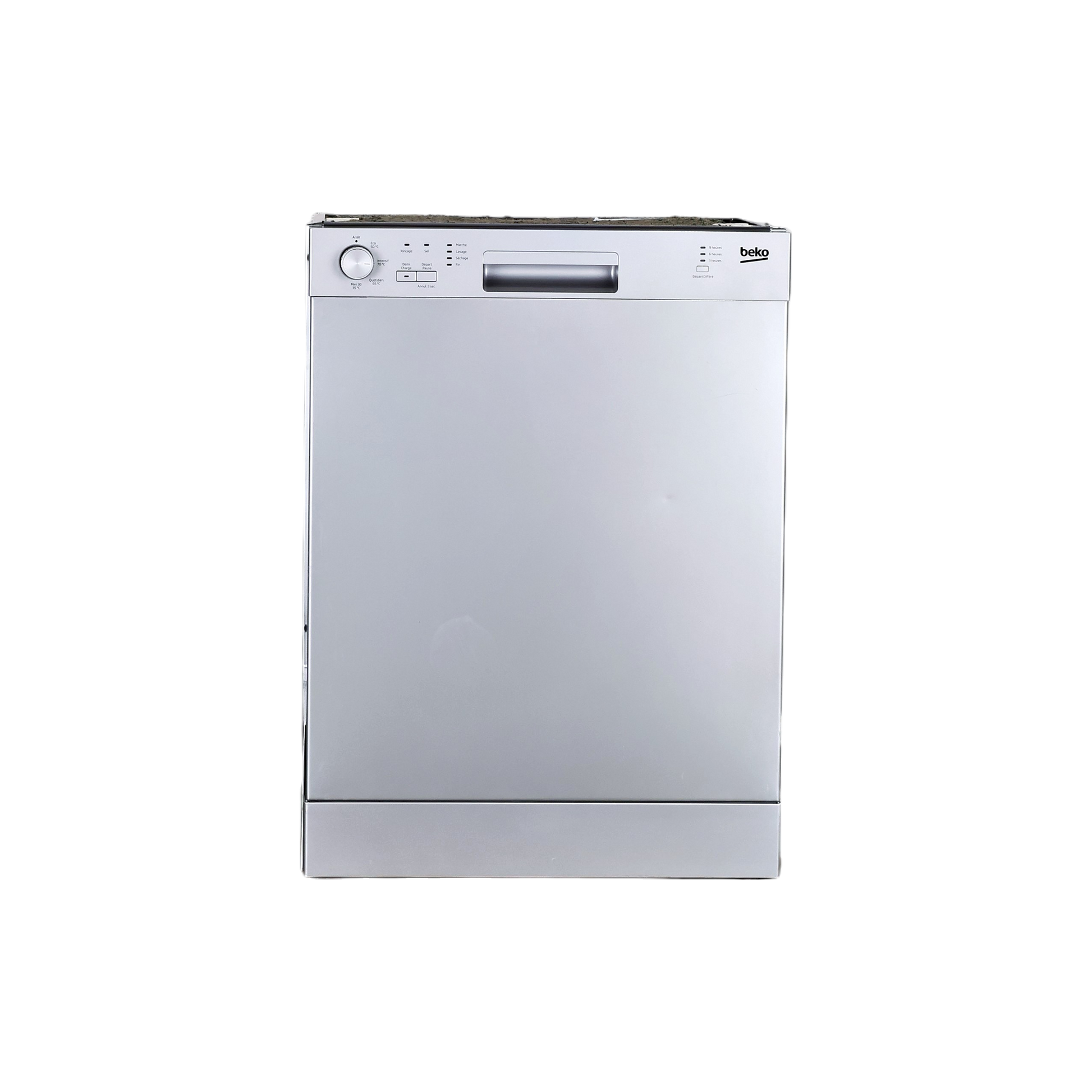 Lave-Vaisselle Pose Libre 12 Cvts Reconditionné BEKO LVP62S2 : vue de face