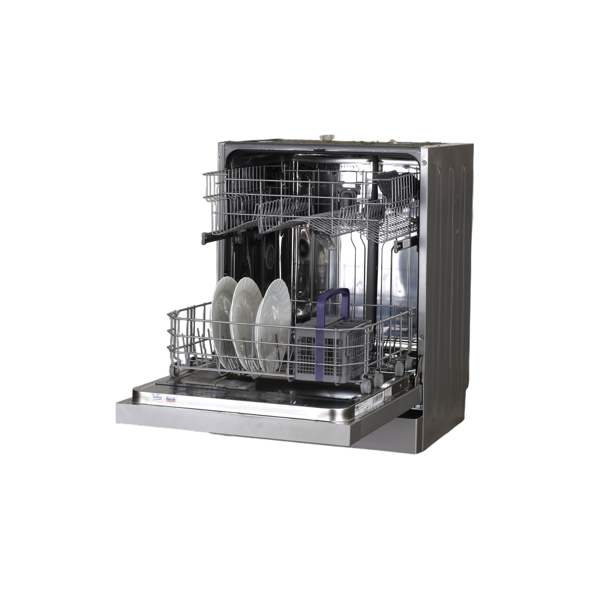 Lave-Vaisselle Pose Libre 12 Cvts Reconditionné BEKO LVP62S2 : vue de l'intérieur