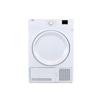 Seche-Linge Condensation 8 kg Reconditionné BEKO DBBU81310W : vue de face
