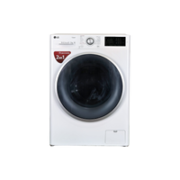 Lave-Linge Sechant 8 kg Reconditionné LG F854J61WRS : vue de face