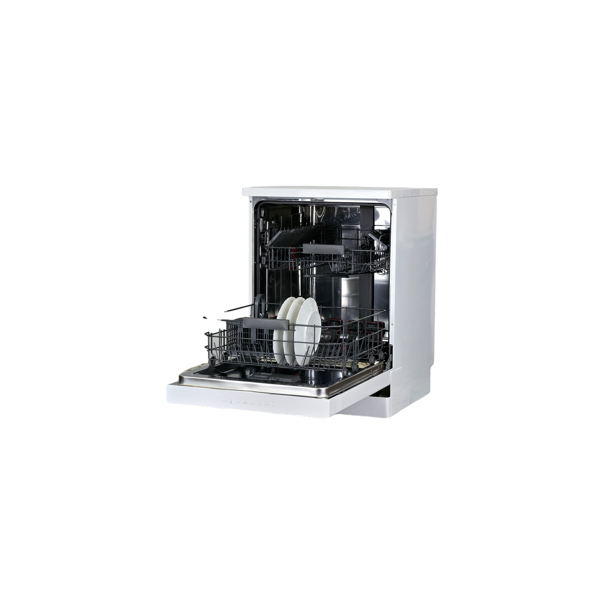 Lave-Vaisselle Pose Libre 14 Cvts Reconditionné WHIRLPOOL WFC3C22P : vue de l'intérieur