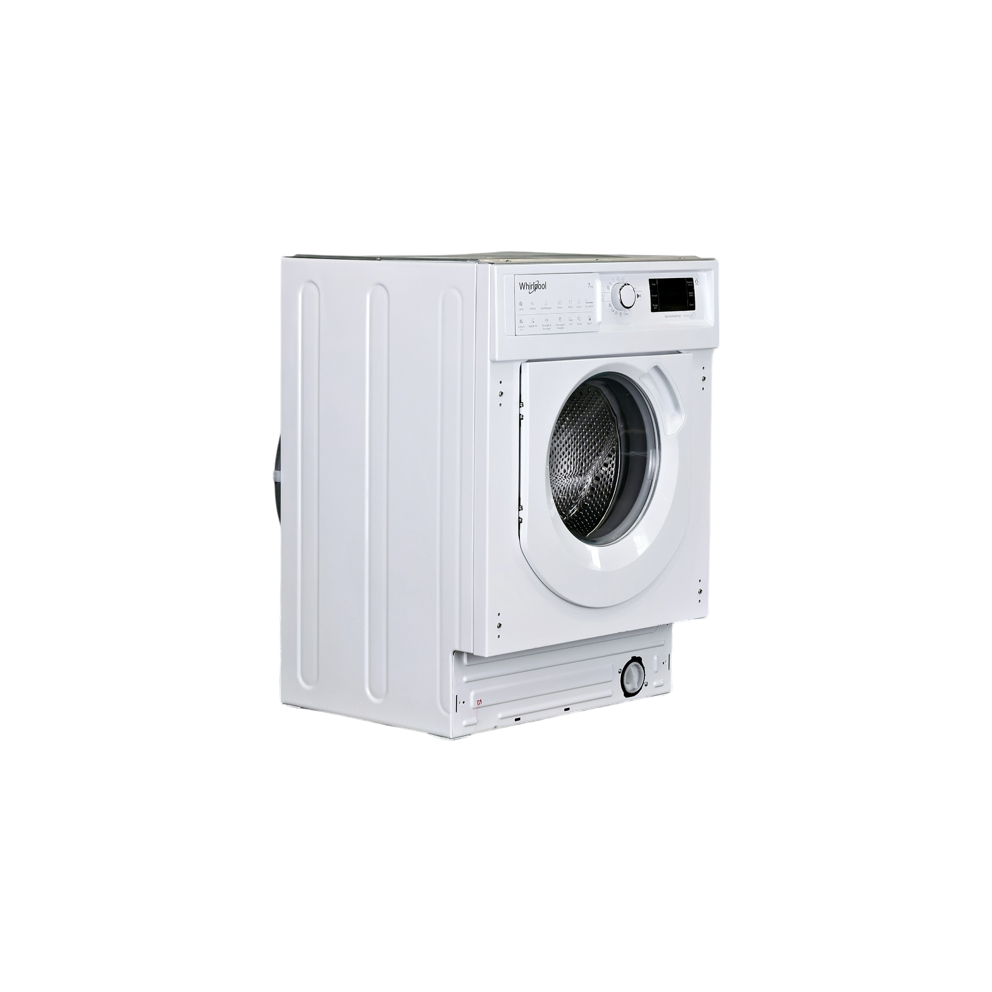 Lave-Linge Hublot 7 kg Reconditionné WHIRLPOOL BIWMWG71483FRN : vue du côté droit