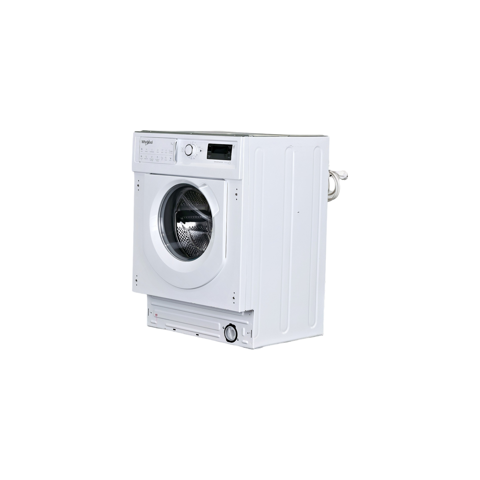Lave-Linge Hublot 7 kg Reconditionné WHIRLPOOL BIWMWG71483FRN : vue du côté gauche