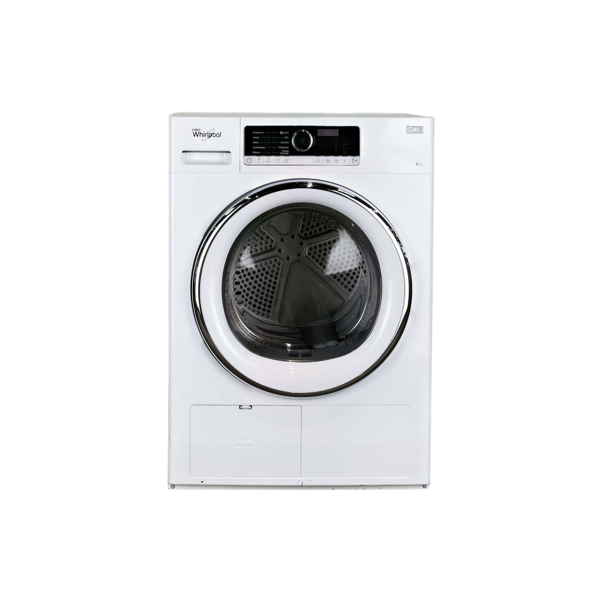 Seche-Linge Pompe À Chaleur 9 kg Reconditionné WHIRLPOOL HSCX 90422 : vue de face
