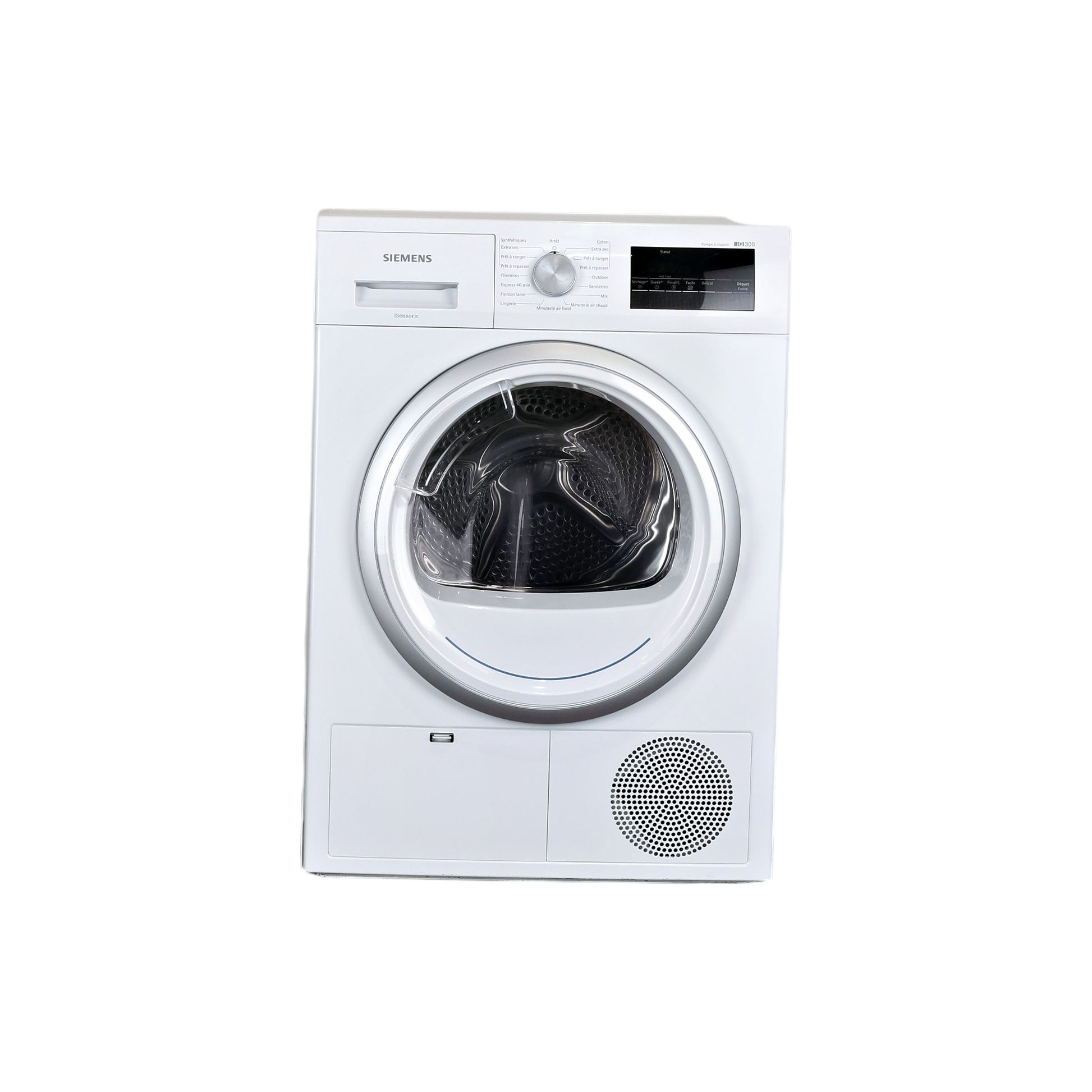 Seche-Linge Pompe À Chaleur 7 kg Reconditionné SIEMENS WT45H291FF : vue de face