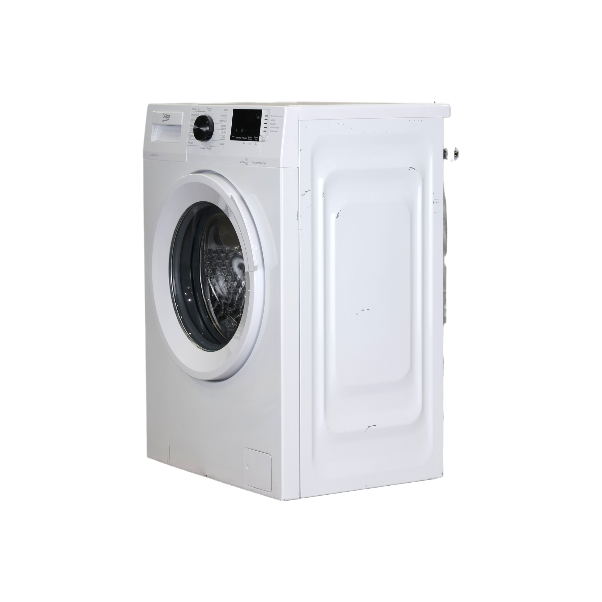 Lave-Linge Hublot 7 kg Reconditionné BEKO DWUE7222B0WS : vue du côté droit