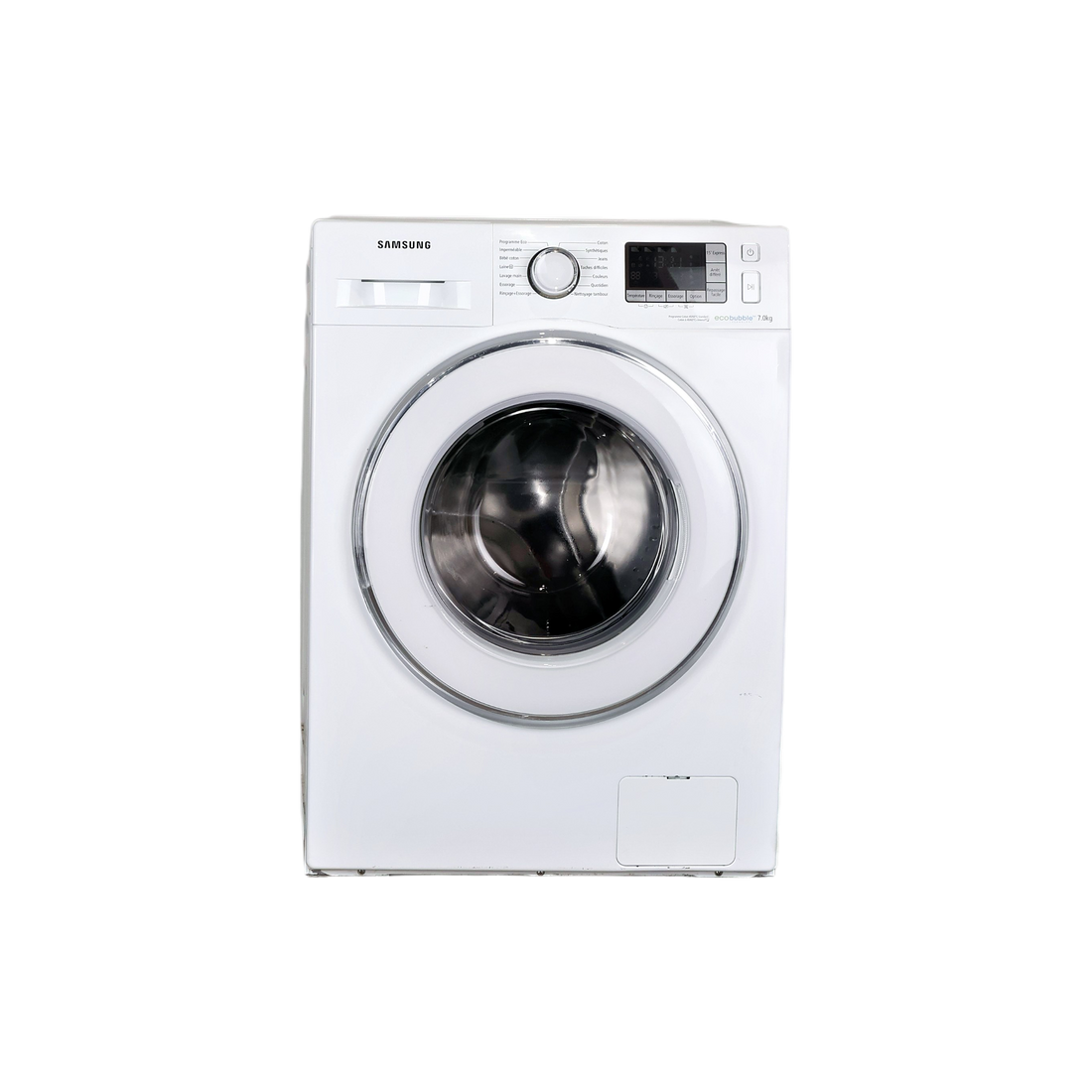 Lave-Linge Hublot 7 kg Reconditionné SAMSUNG WF70F5E5W4W : vue de face