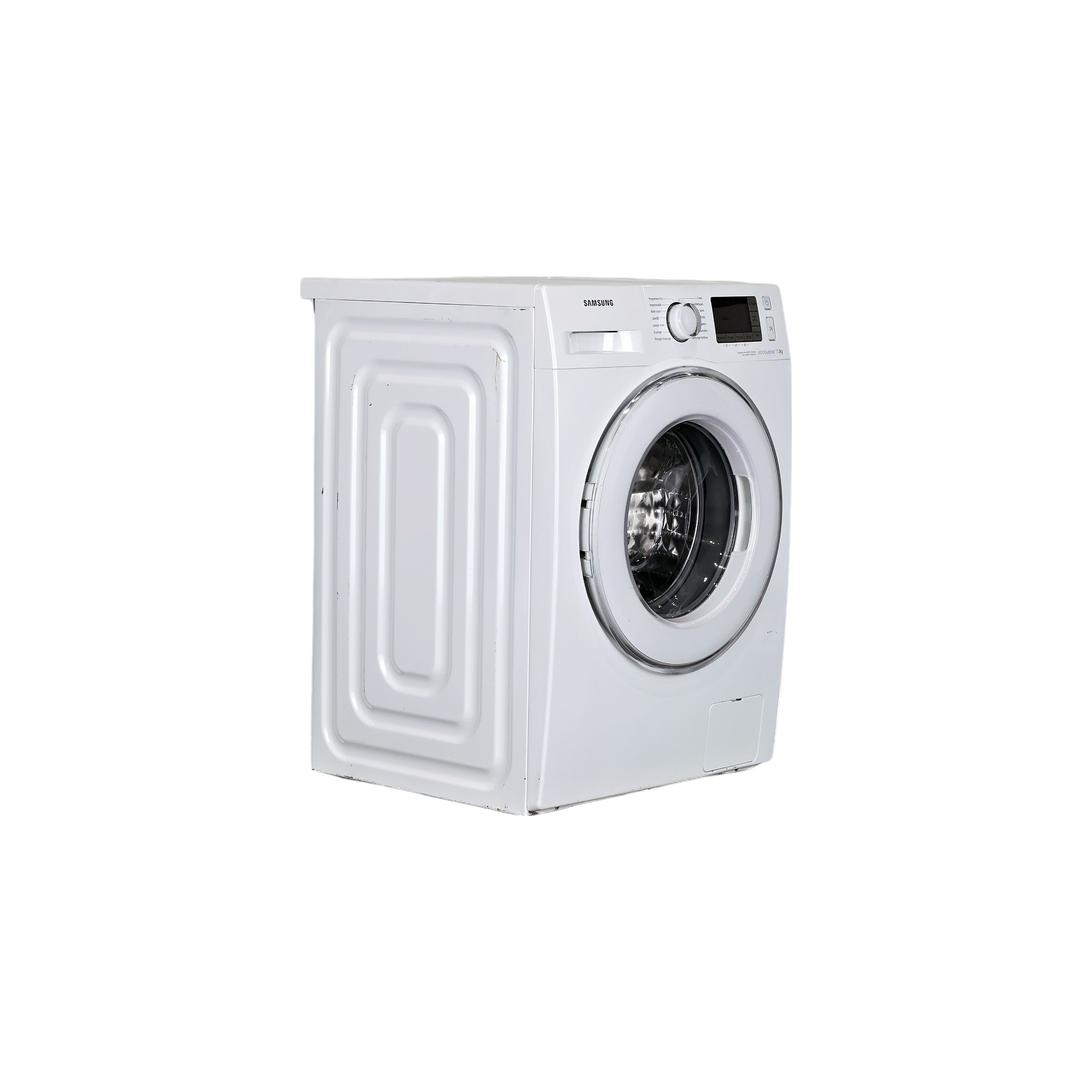 Lave-Linge Hublot 7 kg Reconditionné SAMSUNG WF70F5E5W4W : vue du côté droit