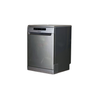 Lave-Vaisselle Pose Libre 14 Cvts Reconditionné INDESIT DFO 3C26 X : vue du côté gauche