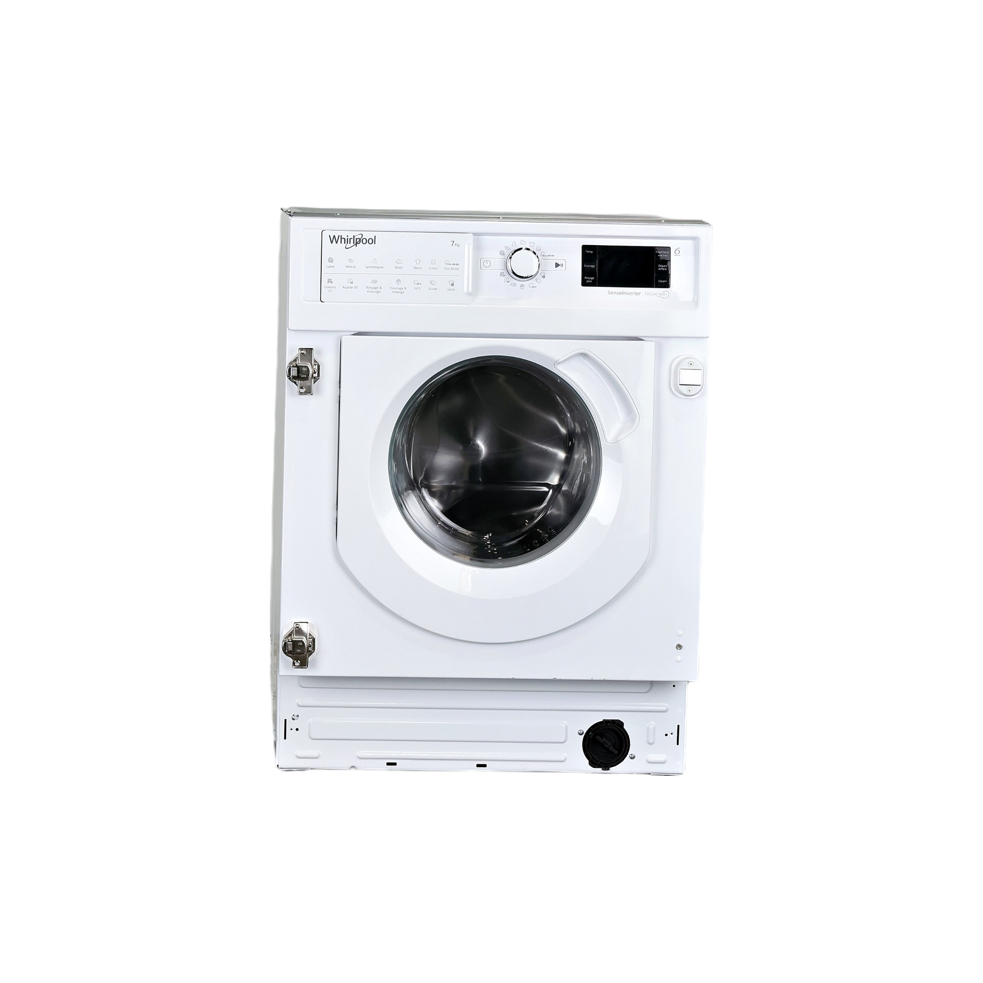 Lave-Linge Hublot 7 kg Reconditionné WHIRLPOOL BIWMWG71483FRN : vue de face