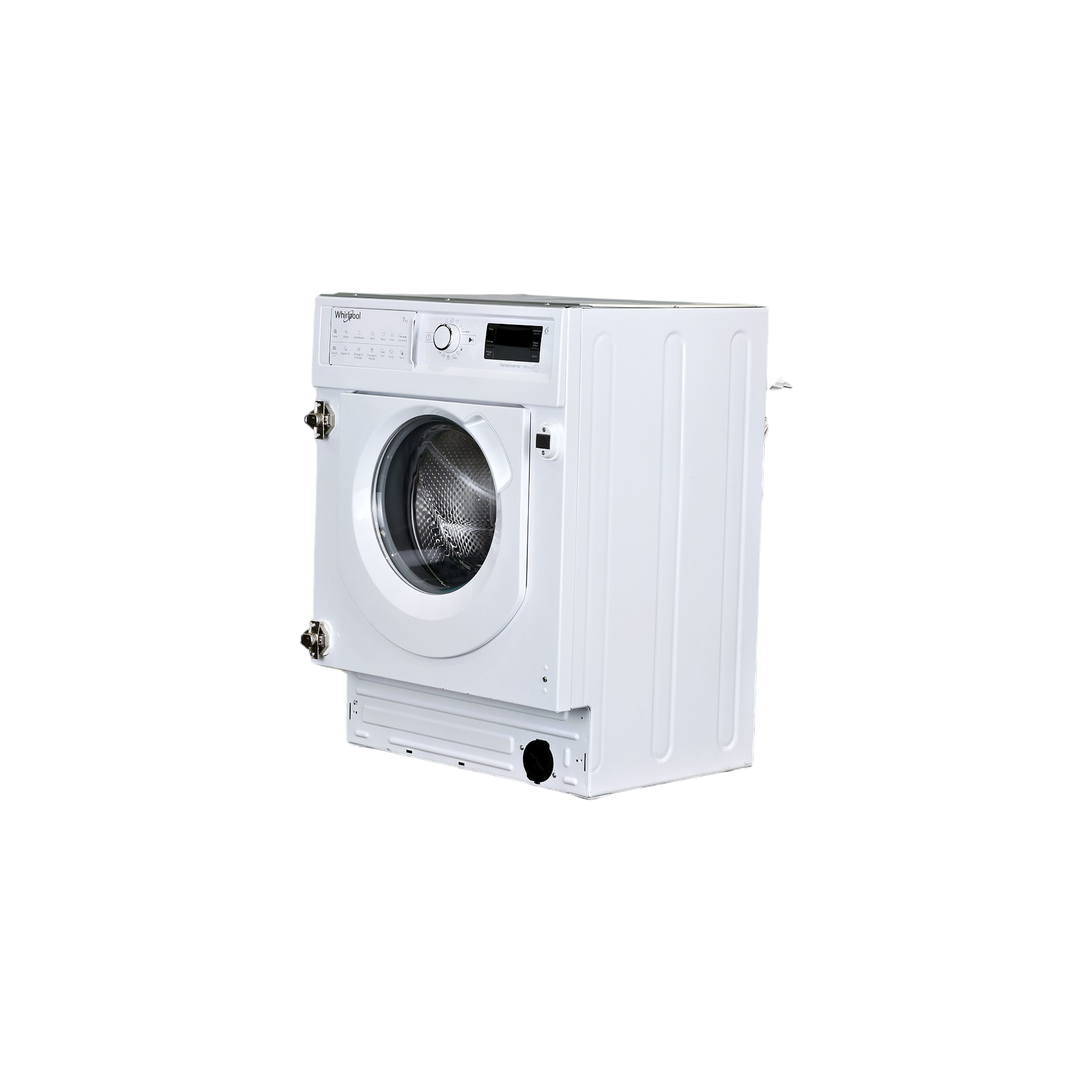 Lave-Linge Hublot 7 kg Reconditionné WHIRLPOOL BIWMWG71483FRN : vue du côté gauche