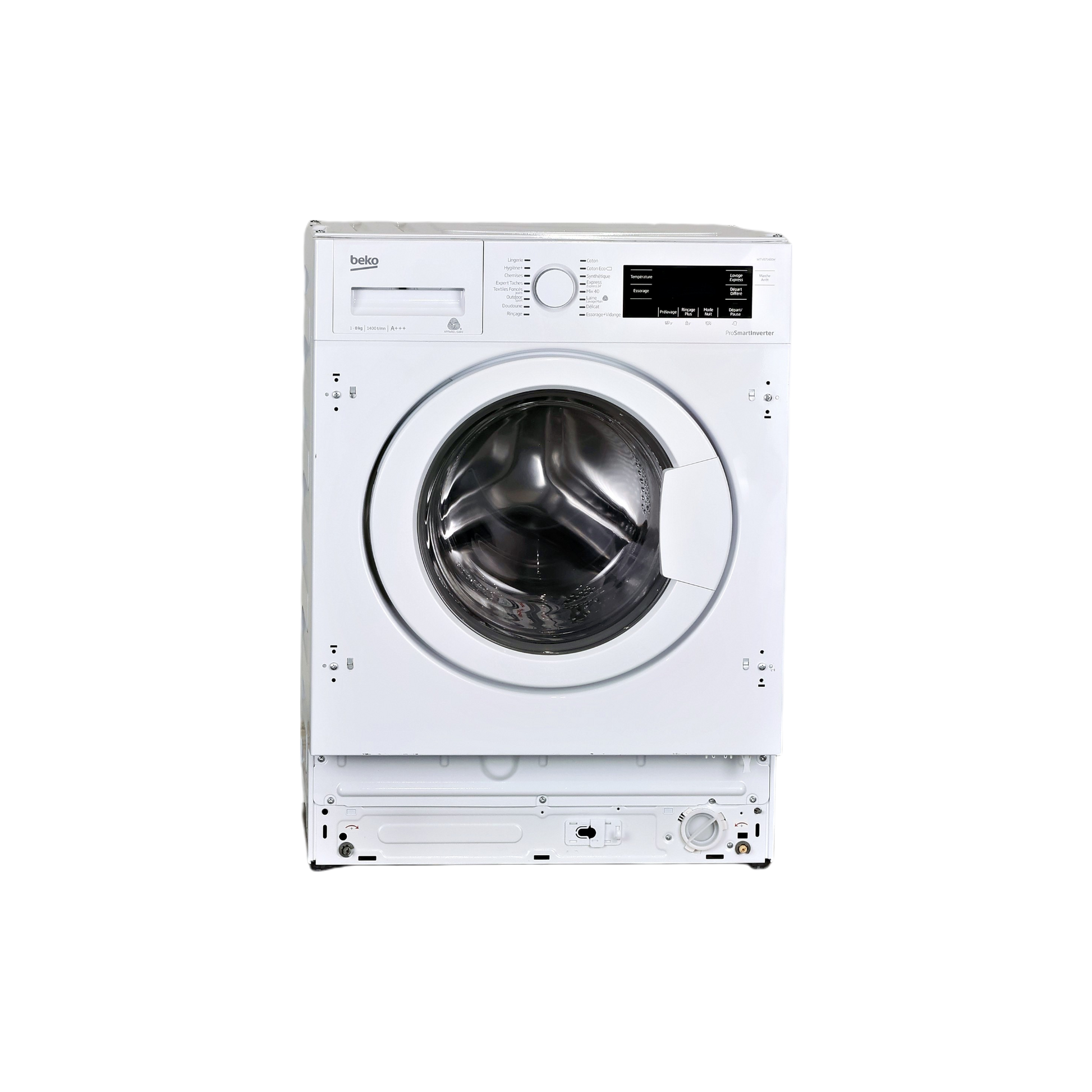 Lave-Linge Hublot 8 kg Reconditionné BEKO WITV8714B0W : vue de face
